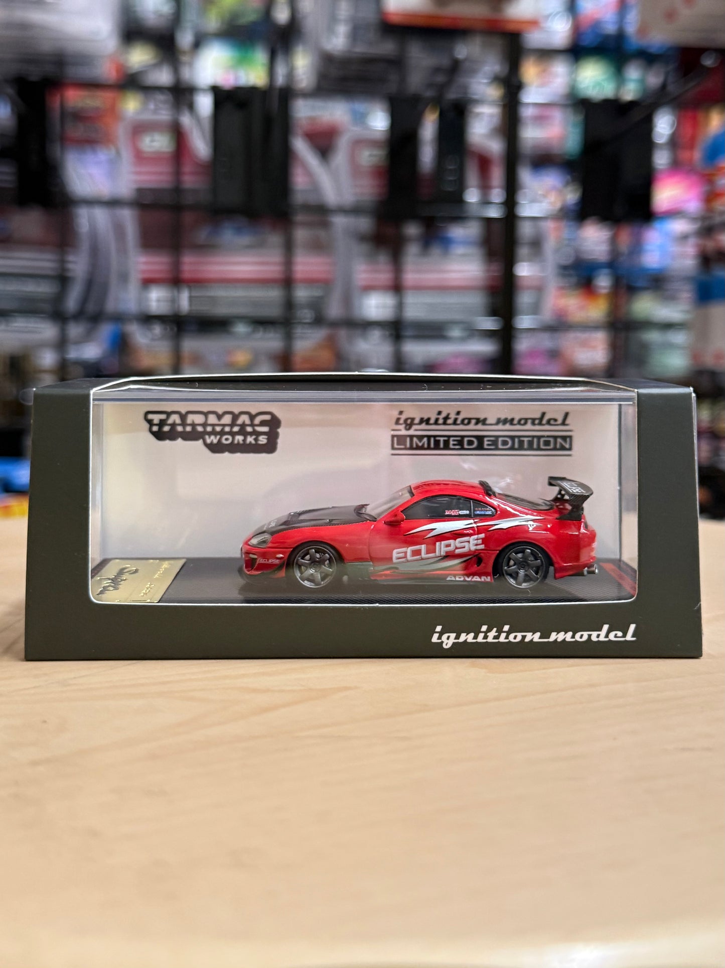 Ignition Model Tarmac Works Toyota Supra (JZA80) RZ red