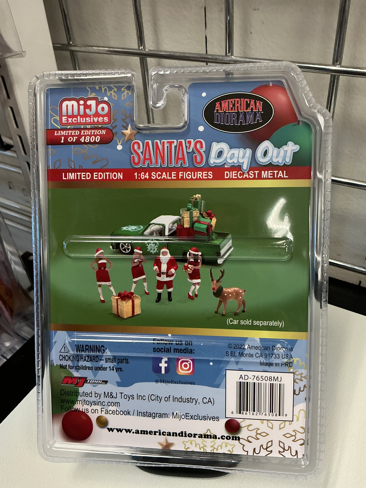 American DIORAMA SANTA'S DAY OUT Figures Set 76508