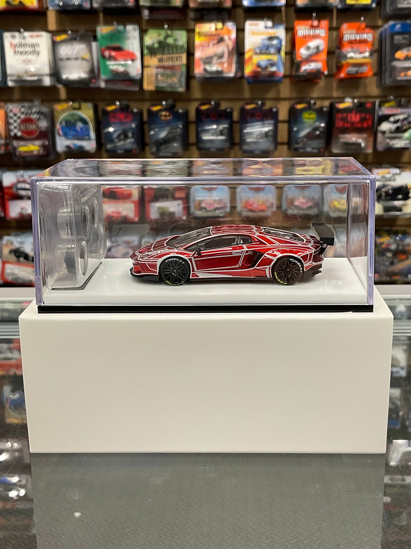 KingModel LBWK Performance Lamborghini Aventador Chrome Red