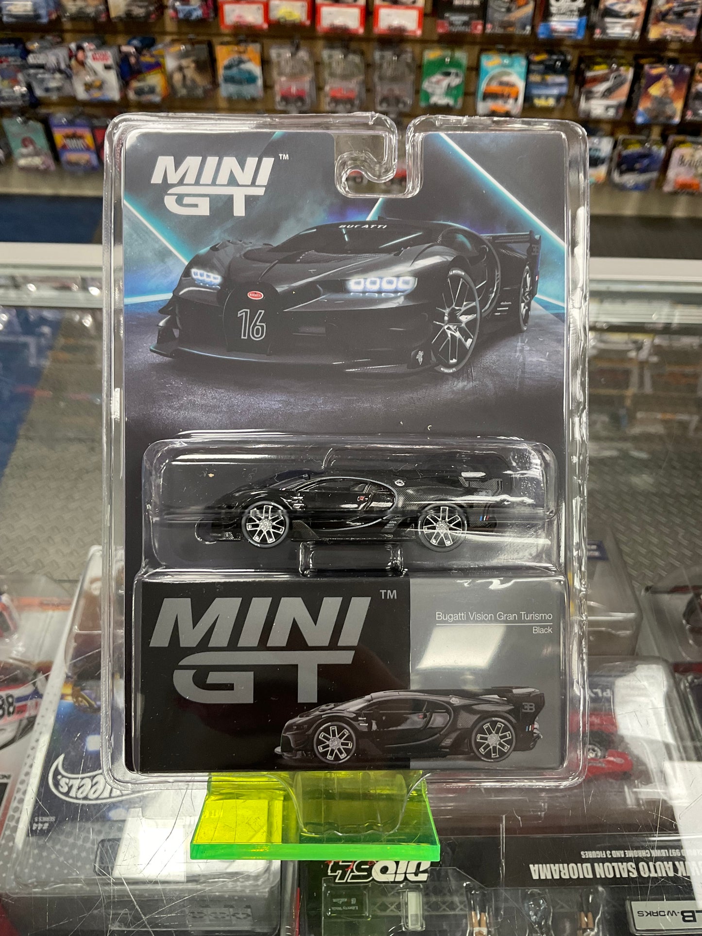 Mini GT 795 Bugatti Vision Gran Turismo Black