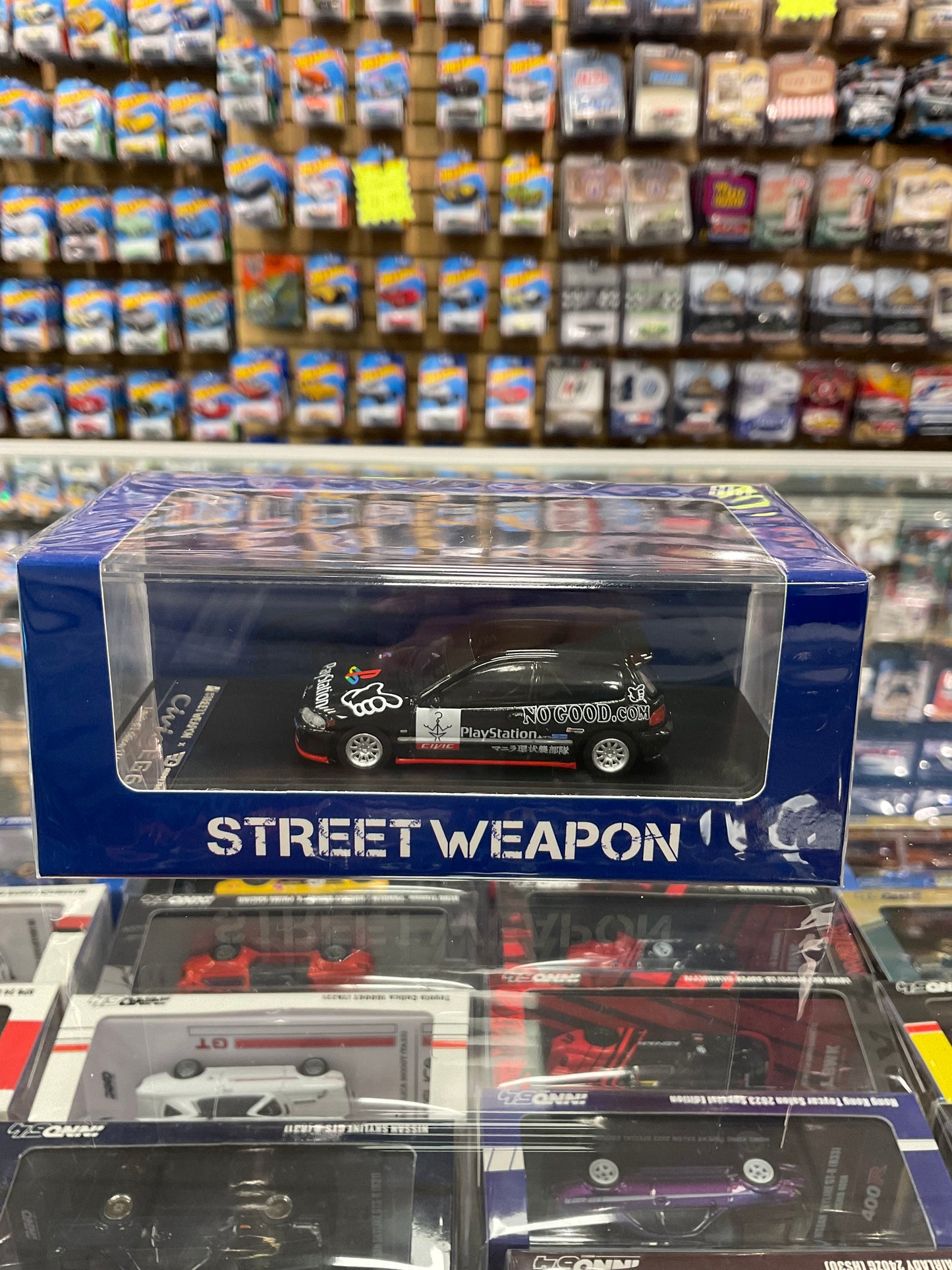 Street Weapon x Ghost Player PS Civic EG6 Black