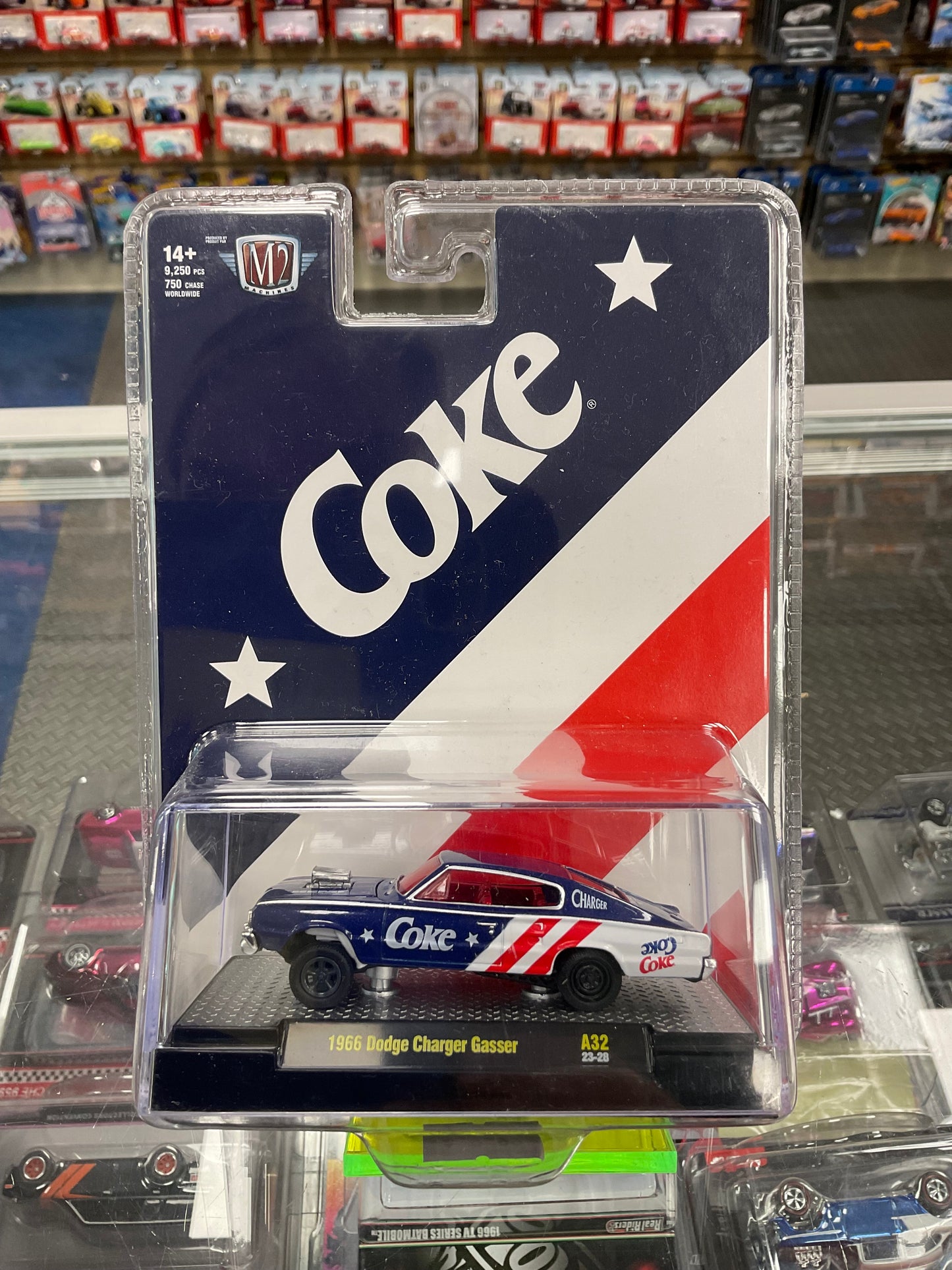 M2 Machines Coke 1966 Dodge Charger Gasser