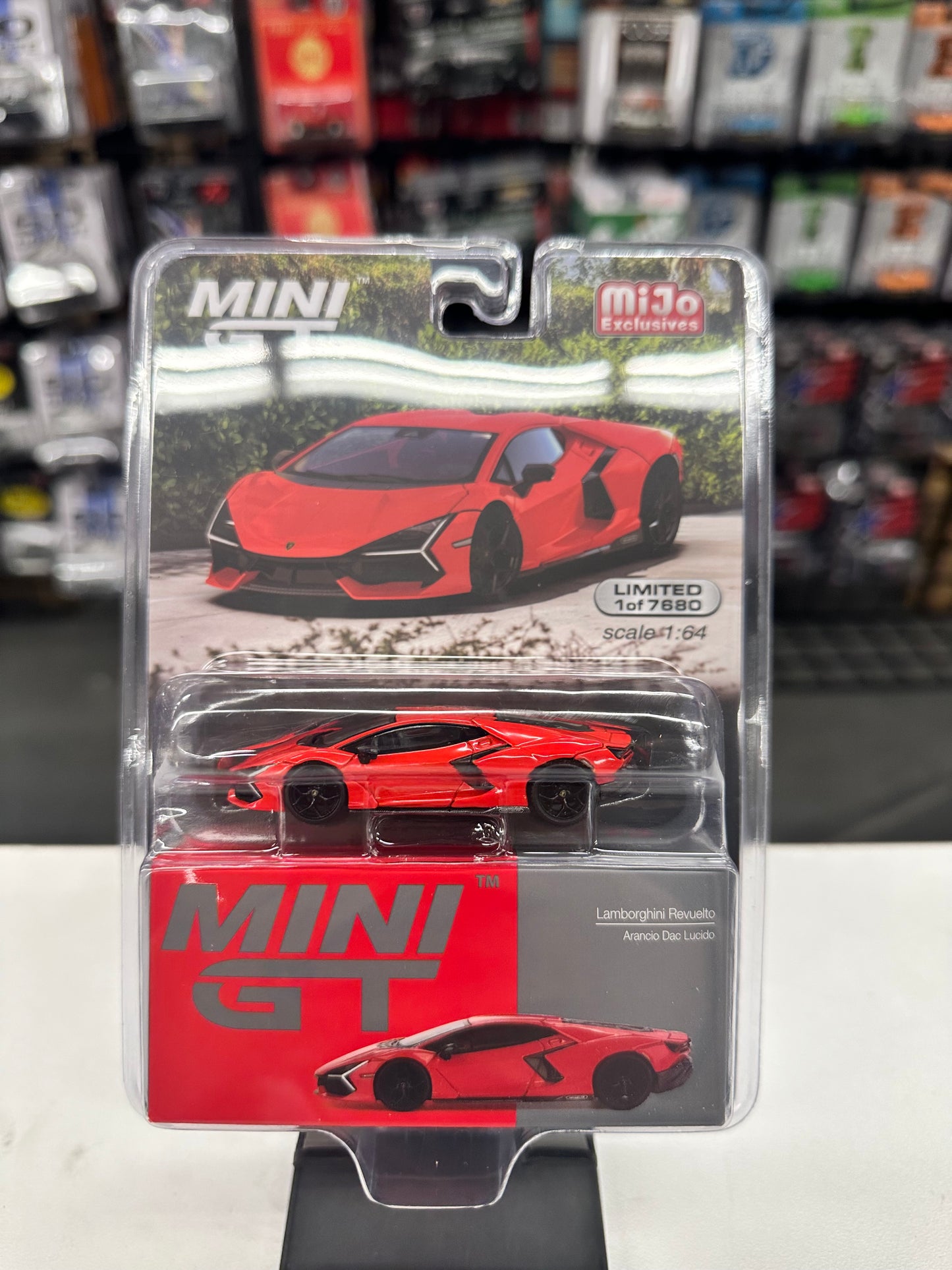 Mini GT 774 Lamborghini Revuelto Arancio Dac Lucido