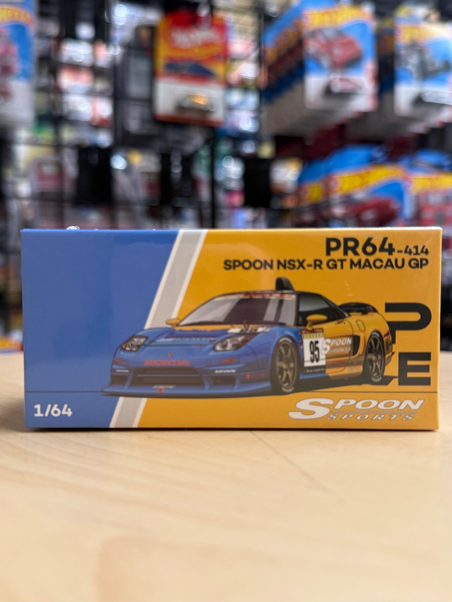 Pop Race PR64-414 Spoon NSX-R GT Macau GP Tokyo Auto Salon