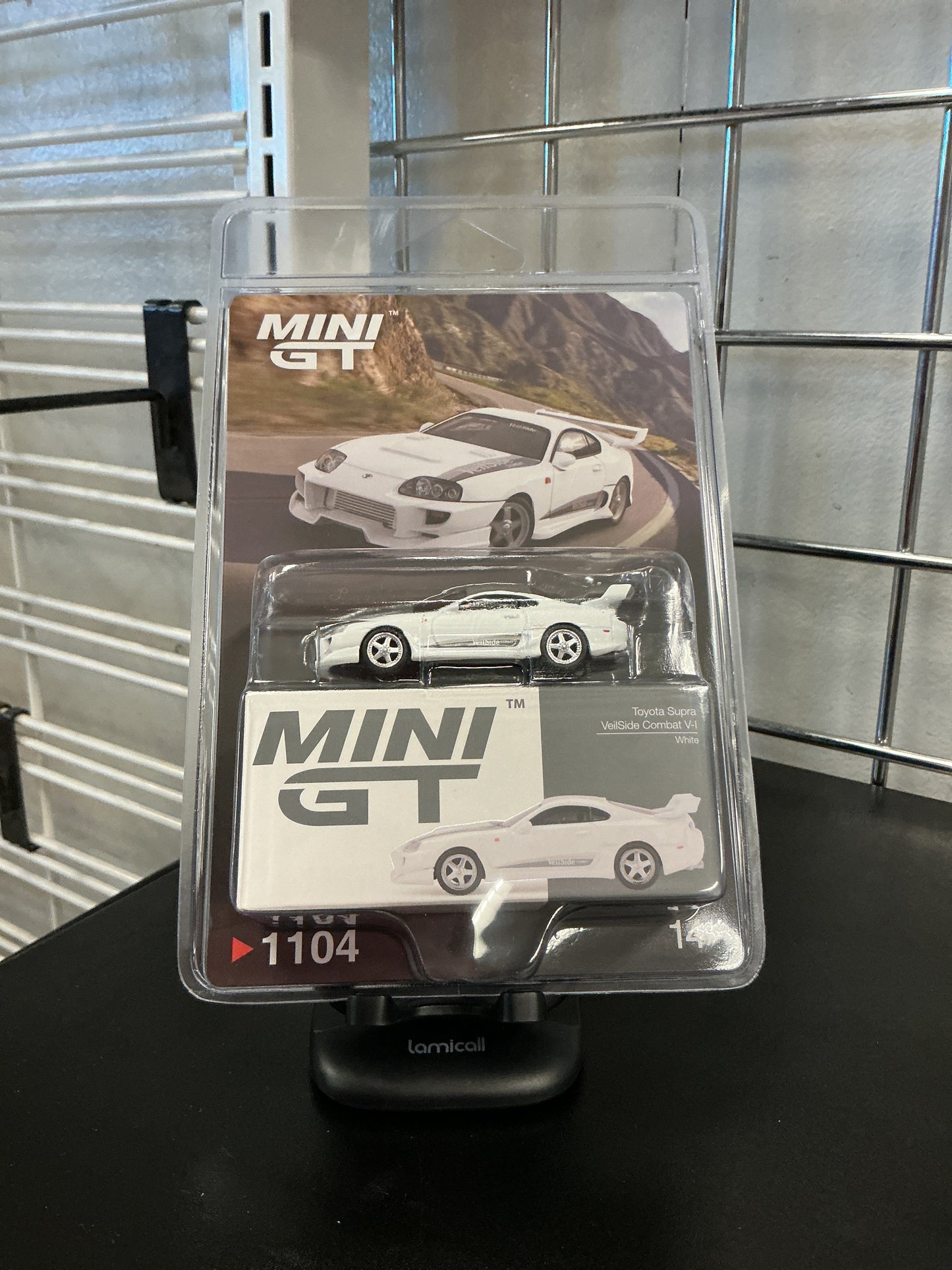 Mini GT 1104 Toyota Supra VeilSide Combat V-l white