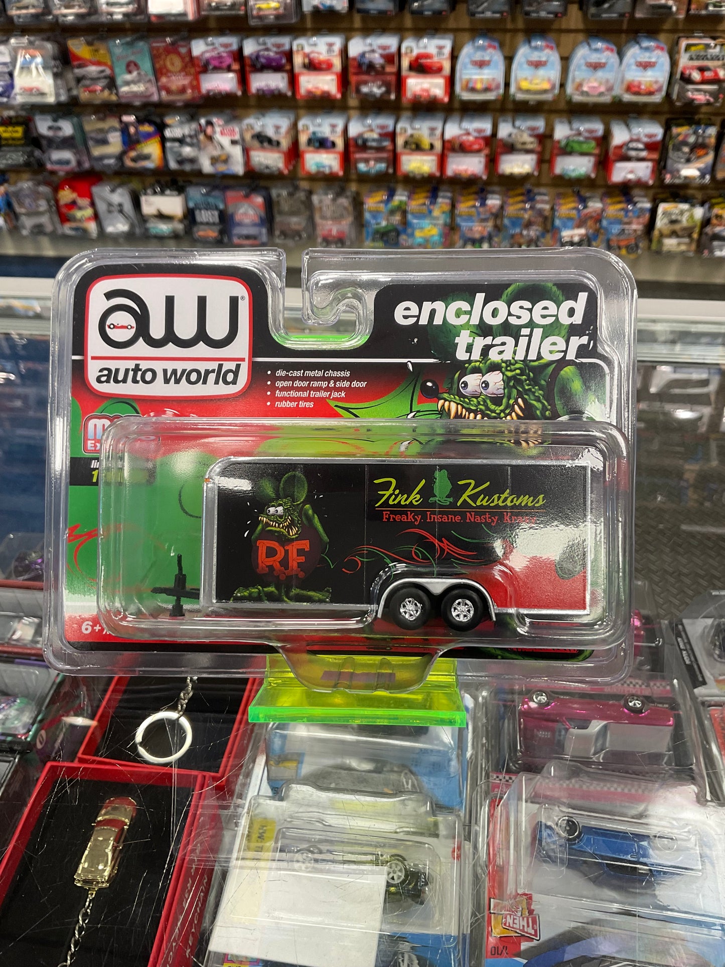 Auto World Enclosed Trailer Rat Fink