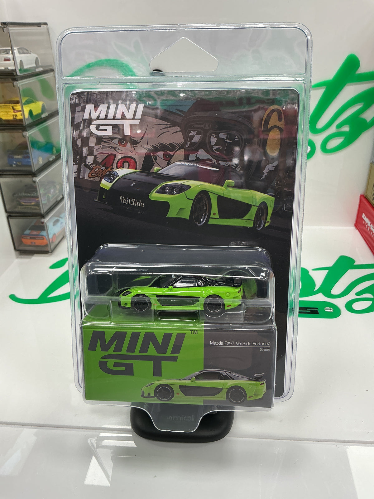 MINIGT 1223 Mazda RX-7 VeilSide Fortune7 Green