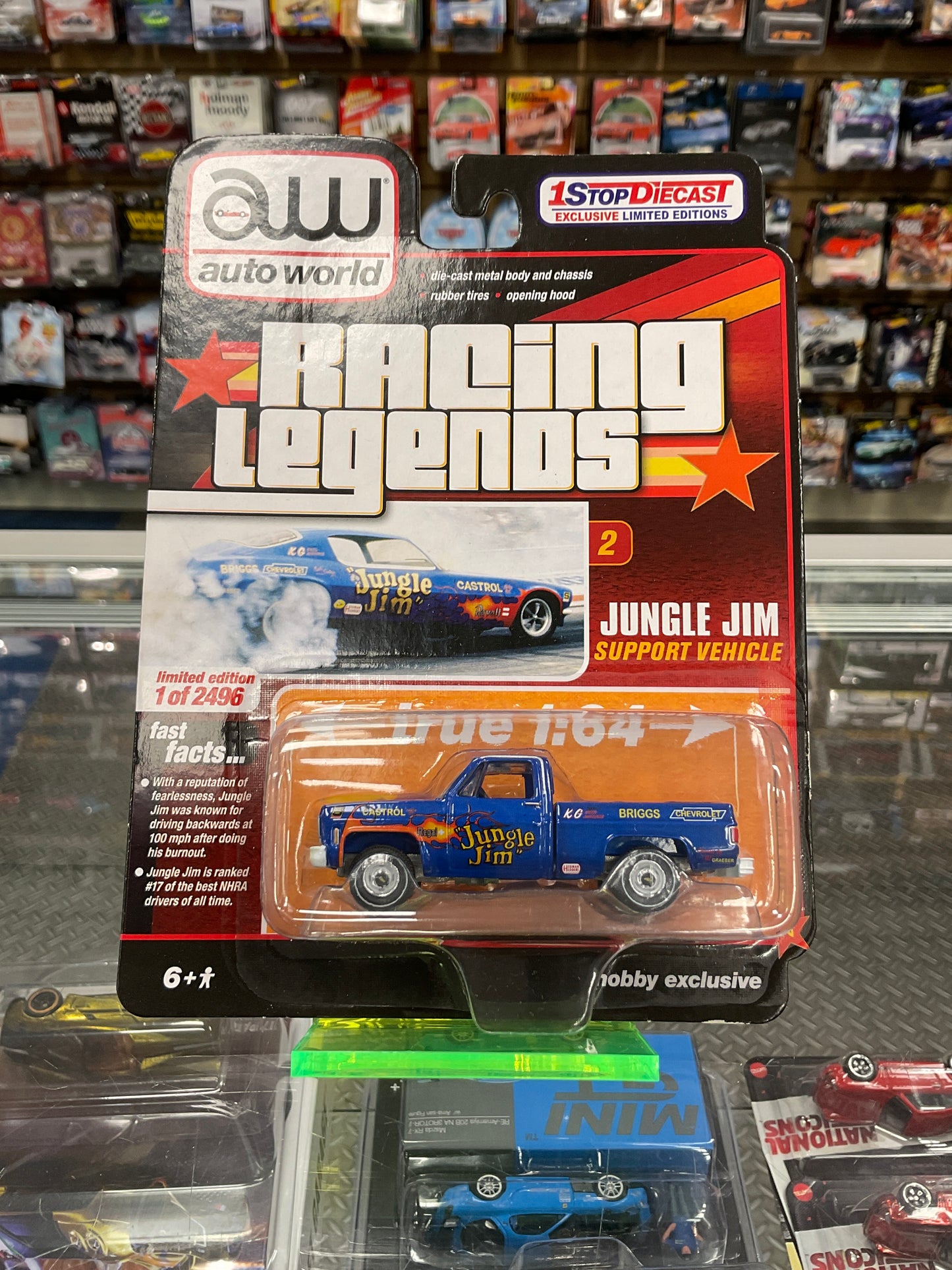 Autoworld Racing Legends Jungle Jim Support Vehicle 1973 Chevrolet C-10