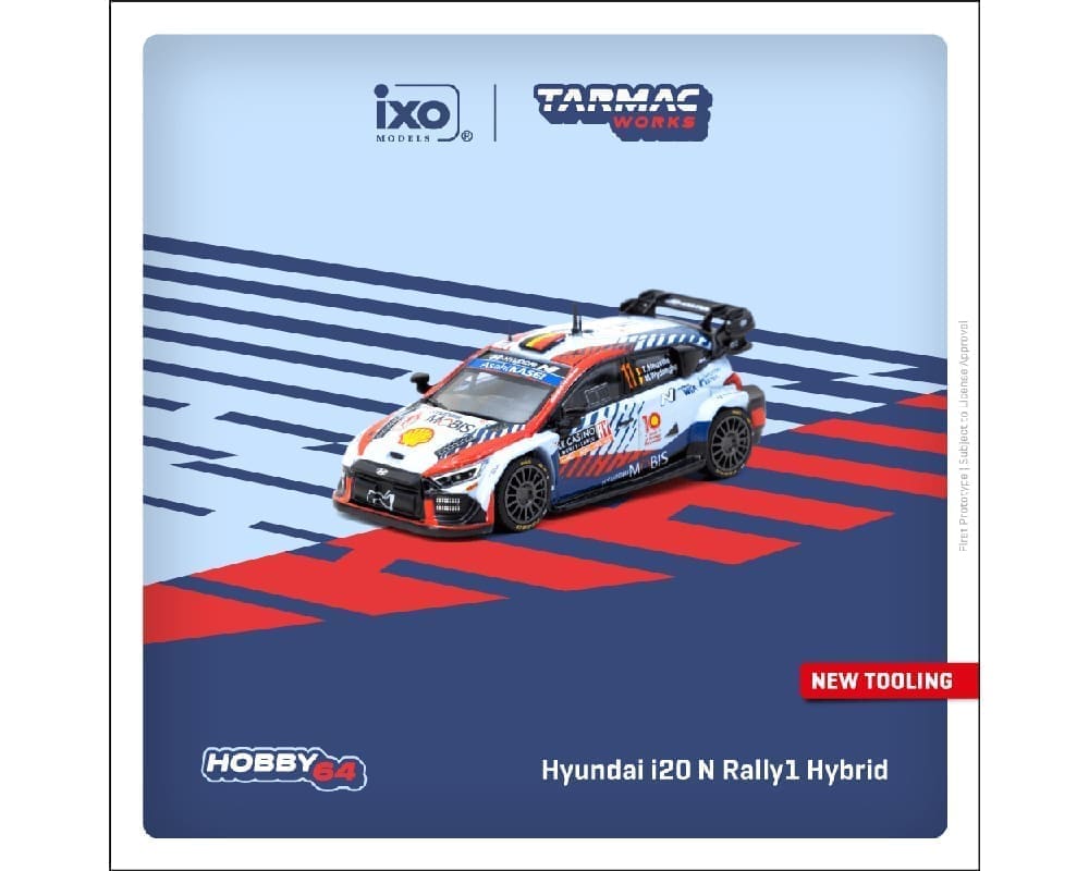 Tarmac Hyundai i20 N Rally1 Hybrid Rallye Monte-Carlo 2024 Winner Thierry Neuville / Martijn Wydaeghe