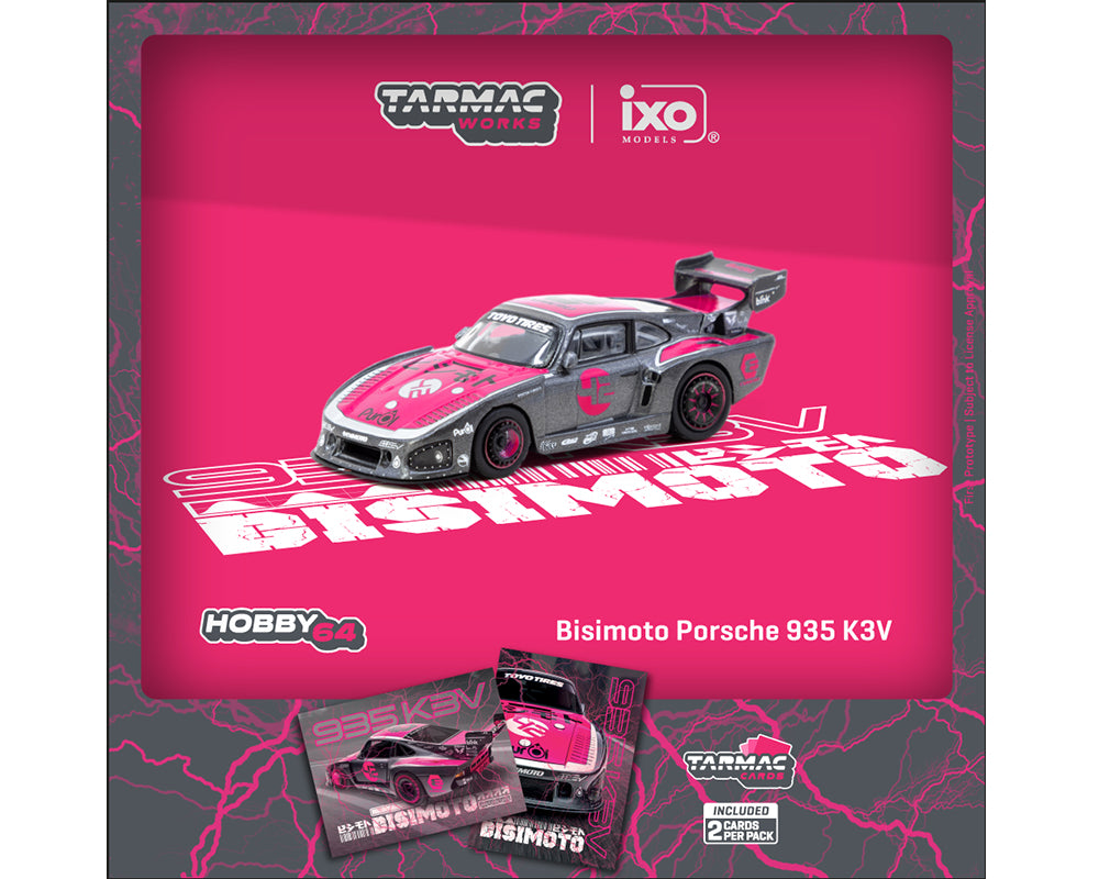 Tarmac Bisimoto Porsche 935 K3V with Trading Cards – IXO Models Collab
