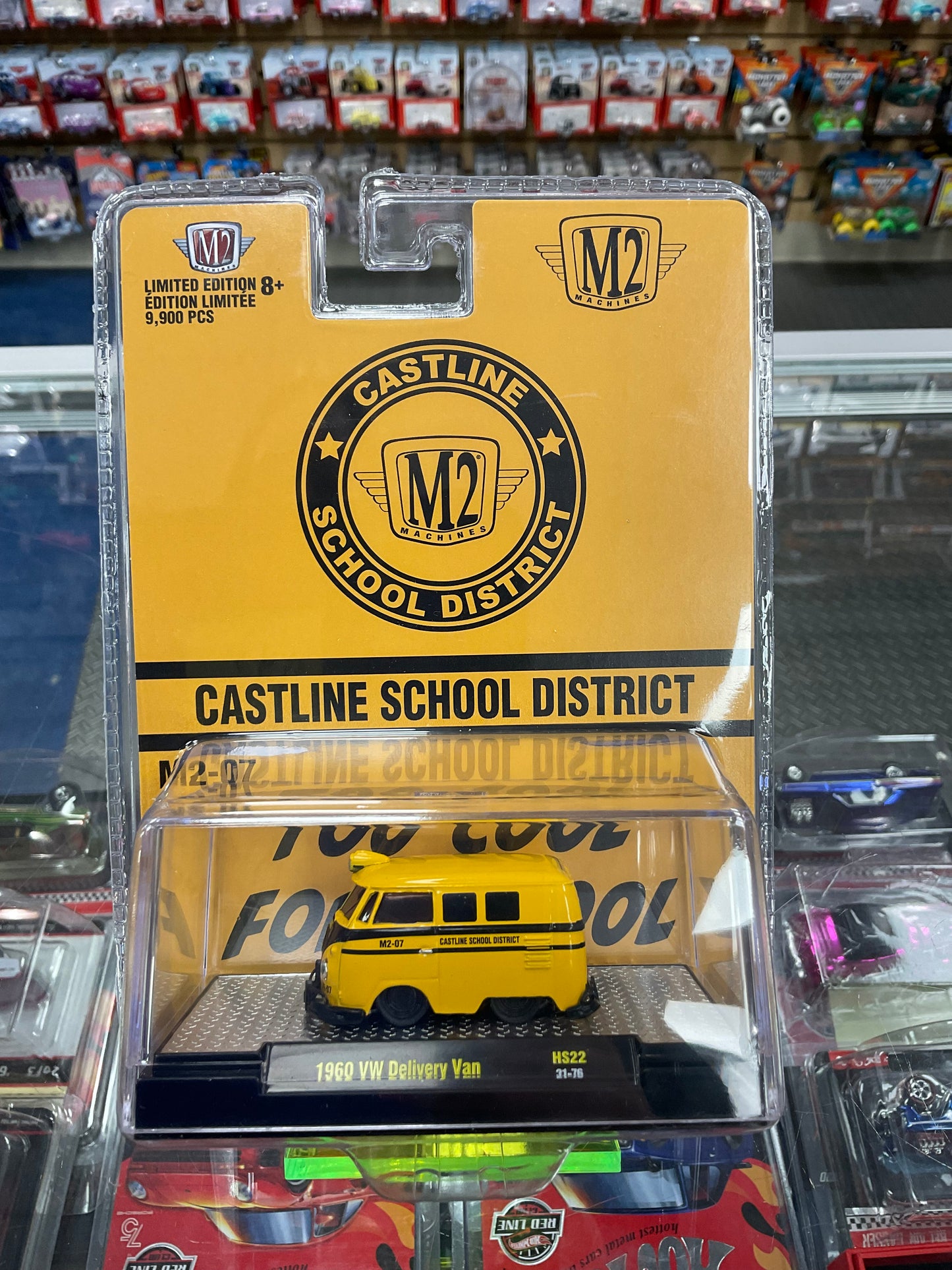 M2 Machines 1960 VW Delivery Van Castline School District