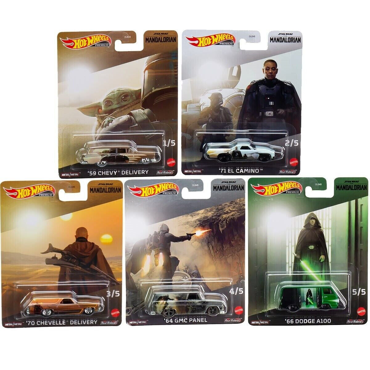Hot Wheels Premium Mandalorian Set of 5