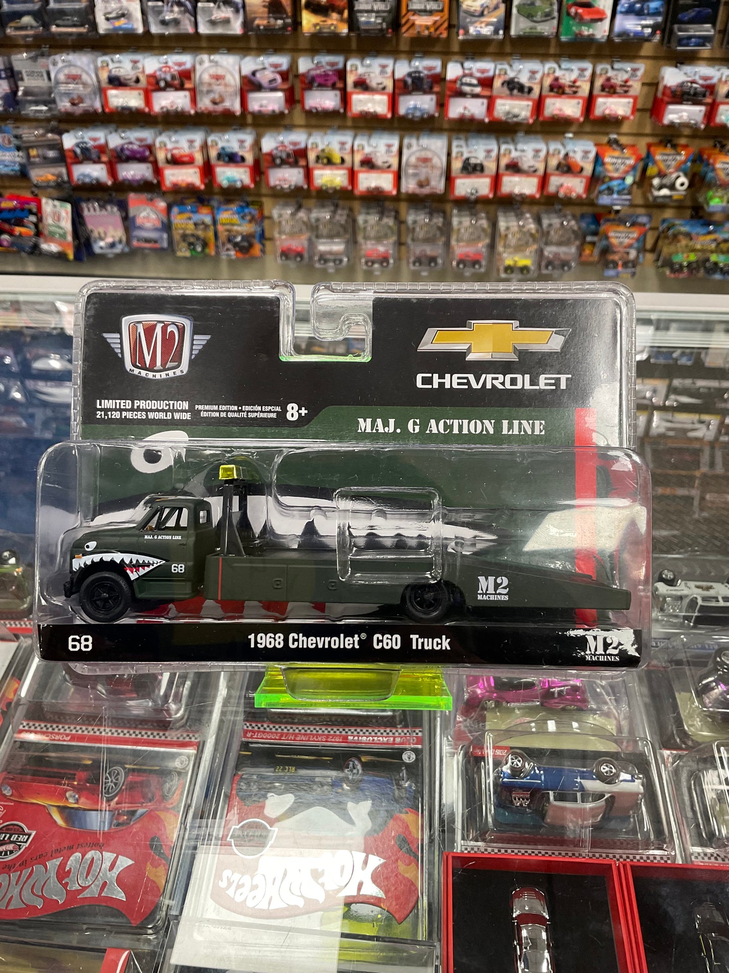 M2 Machines 1968 Chevrolet C60 Truck Flying Tiger Maj. G Action Line