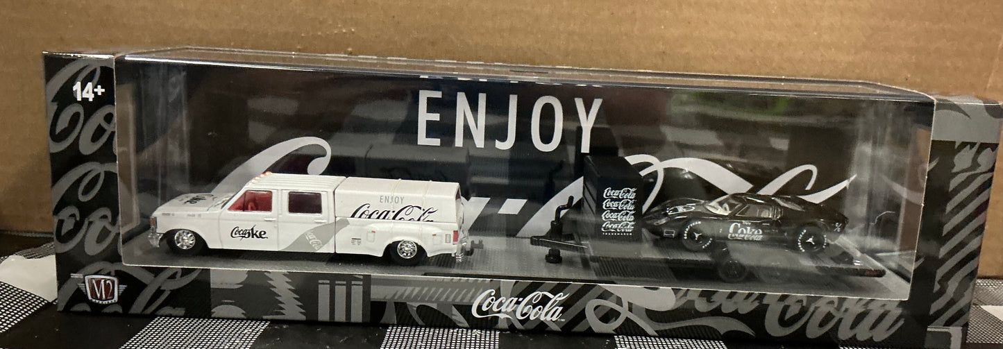 M2 AUTO HAULERS 87 FORD F350 TRUCK & 66 GT40 MKII S05