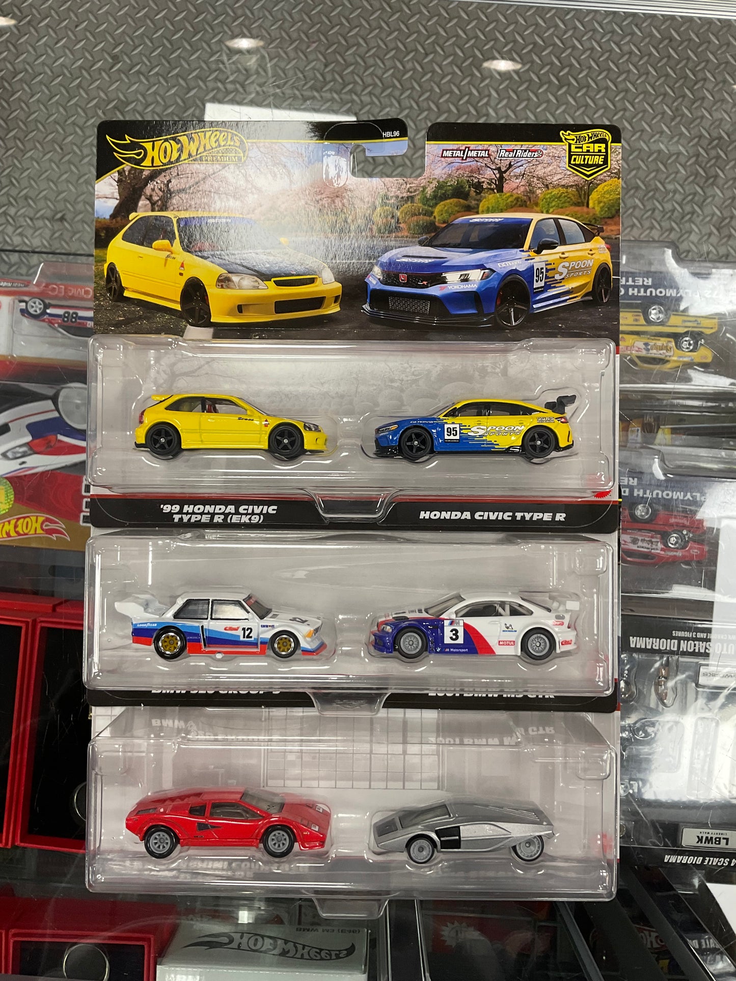 Hot Wheels Premium 2 pack set of 3 956R
