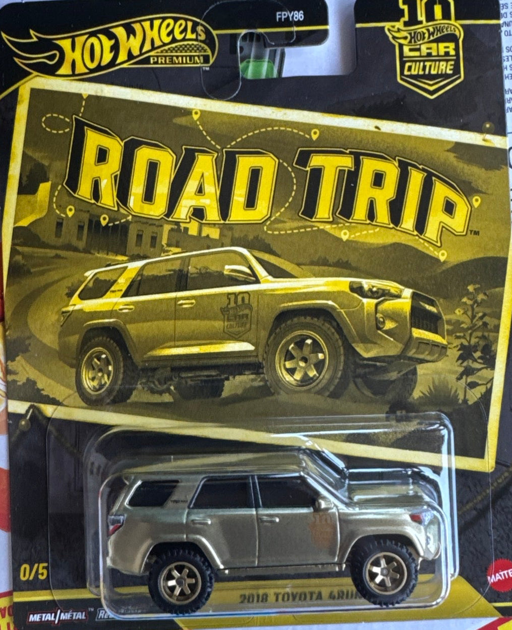 2026 Hot Wheel Car Culture 2018 Toyota 4 Runner GOLD CHASE- FYP86-961V