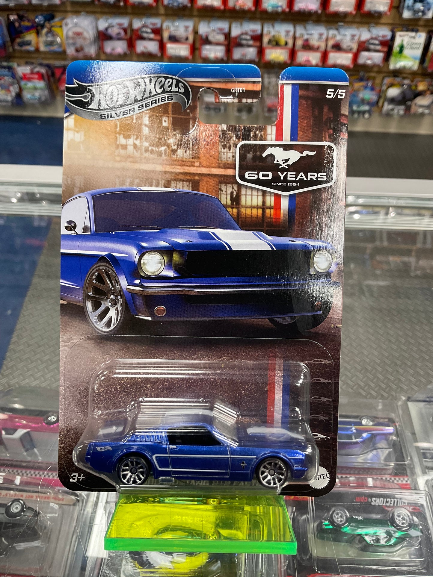 Hot Wheels Silver Series 60 Years Mustang Set
