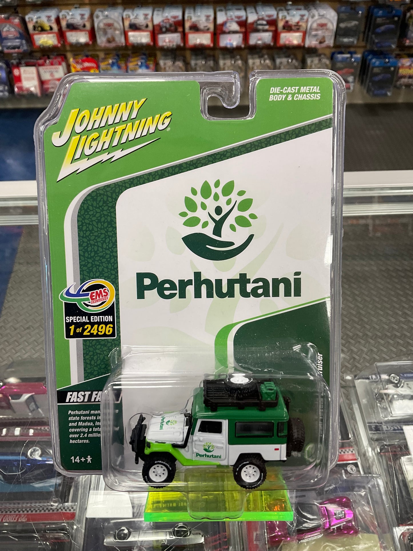 Johnny Lightning Perhutani 1980 Toyota Land Cruiser
