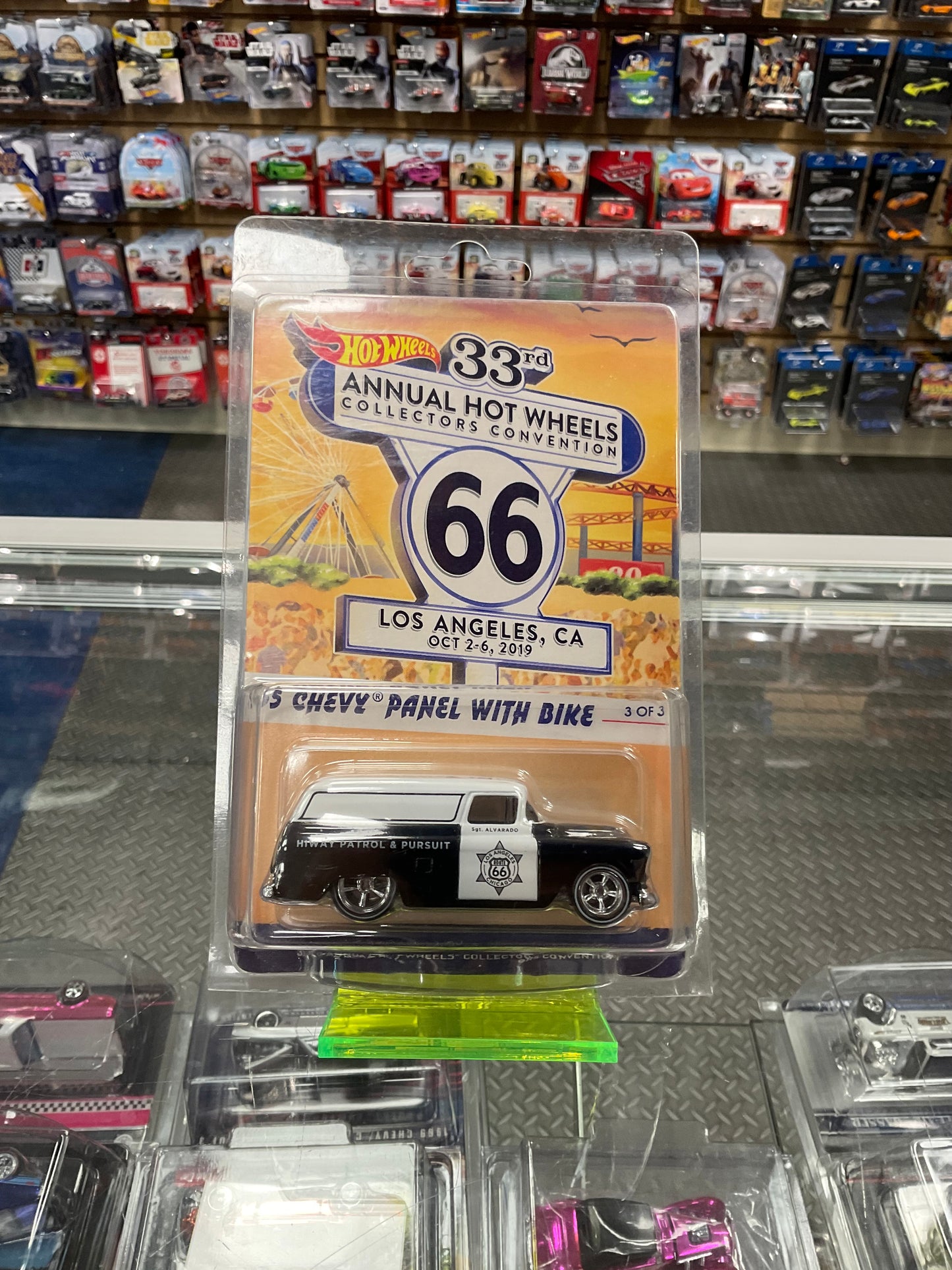 33rd Annual Hot Wheels Collectors Convention ‘55 Chevy Panel with Bike
