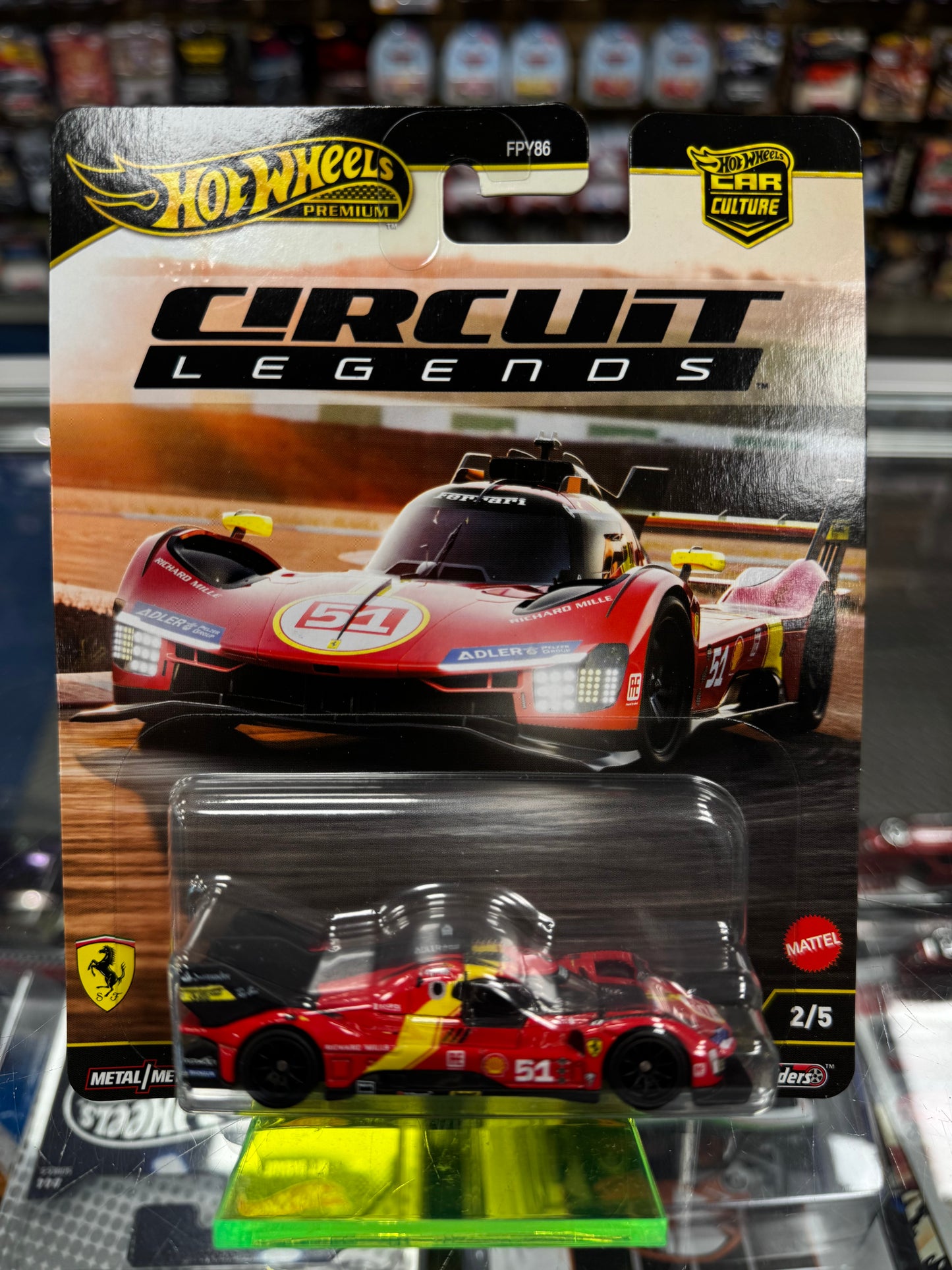 Hot Wheels Premium Circuit Legends Set of 5 961K