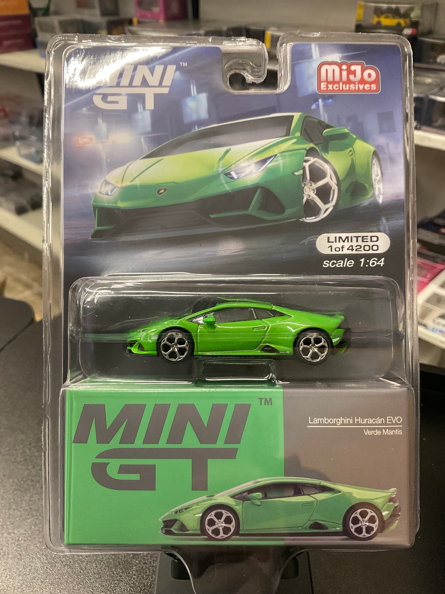 Mini GT 328 Lamborghini Huracán EVO | Verde Mantis