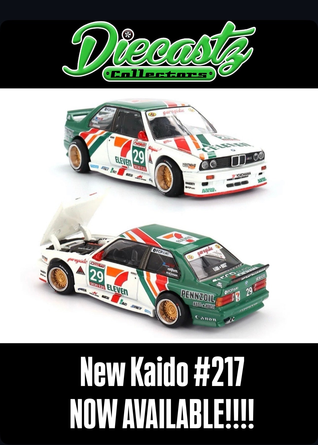 Kaido House #217 BMW M3 Kaido Works Larry Chen V1 Seven-Eleven