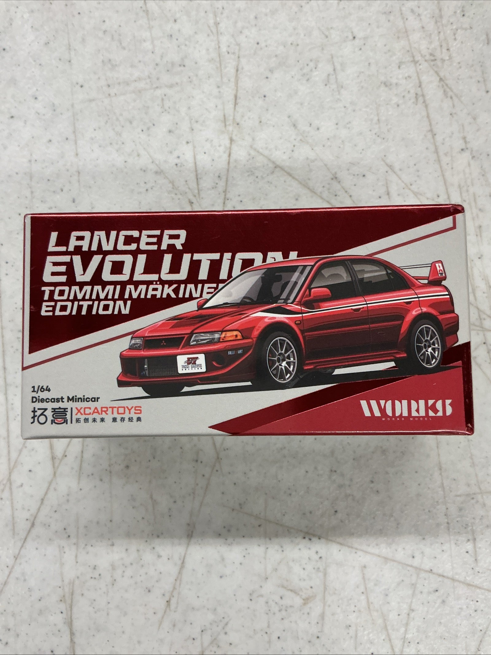 XCARTOYS Pop Race Mitsubishi Lancer Evolution VI Tommy Makine