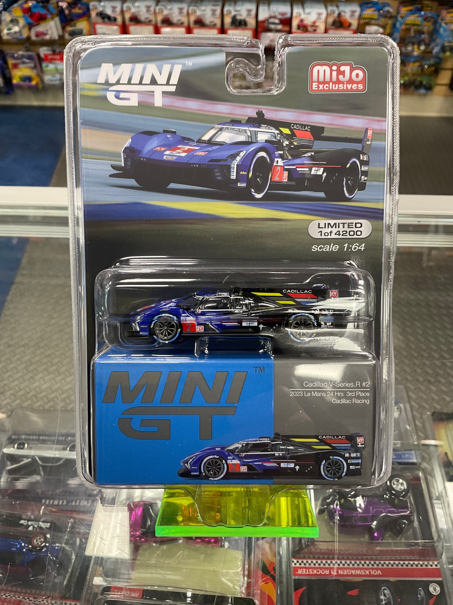 Mini GT 716 Cadillac V-Series.R #2 2023 Le Mans 24 Hrs 3rd Place Cadillac Racing