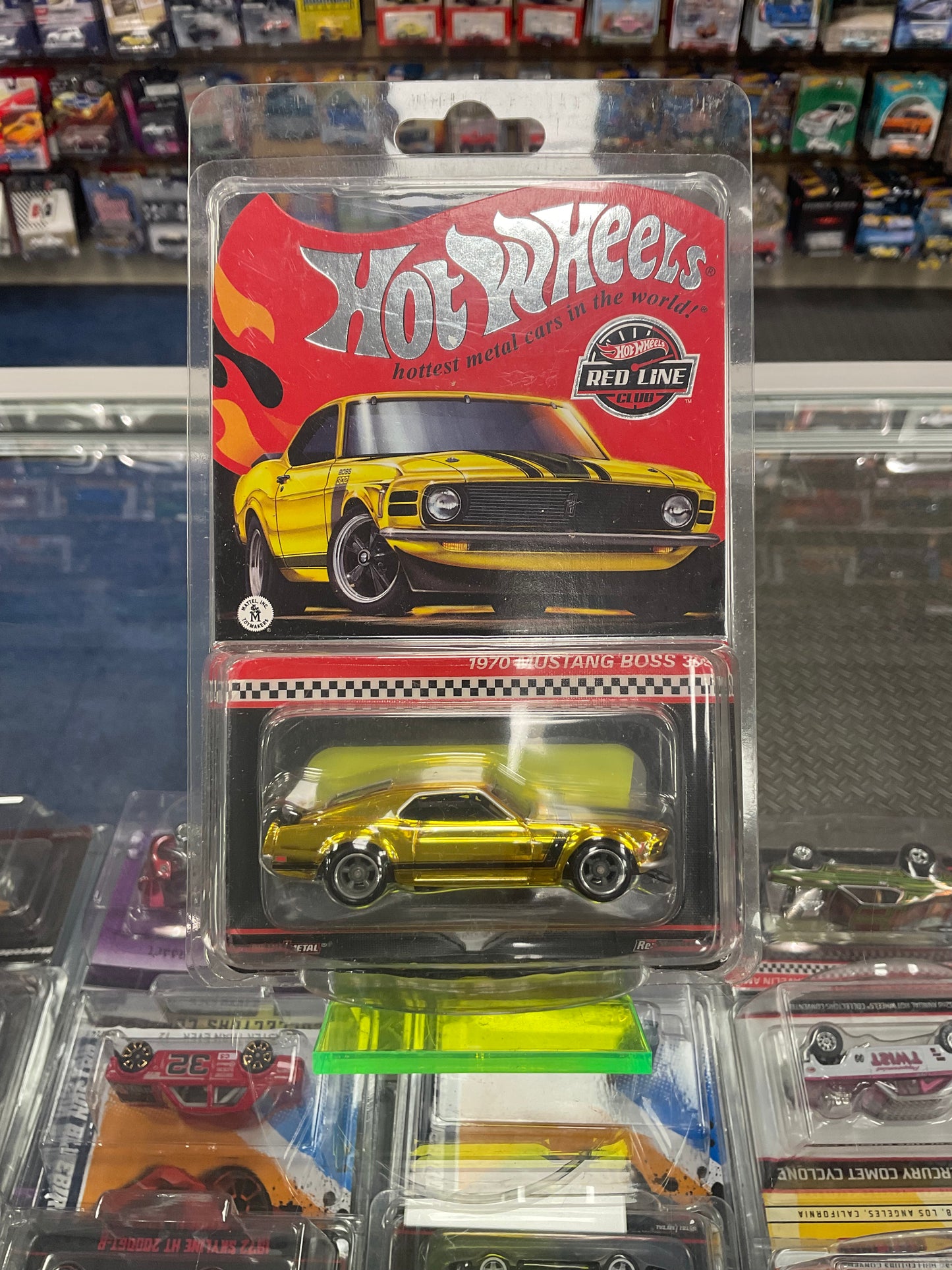 Hot Wheels RLC 1970 Yellow Mustang Boss 302