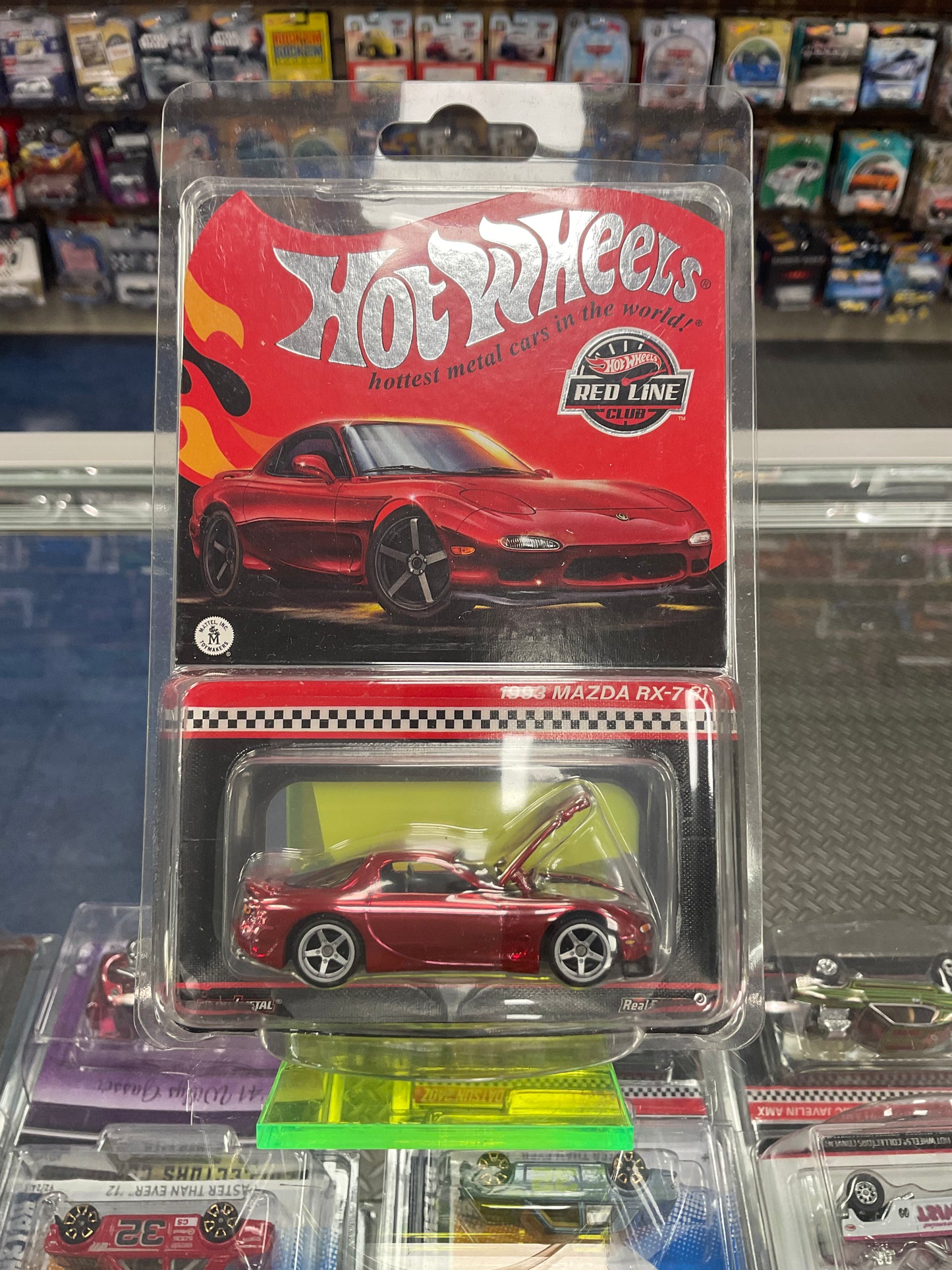 Hot Wheels RLC 1993 Red Mazda RX-7 R1