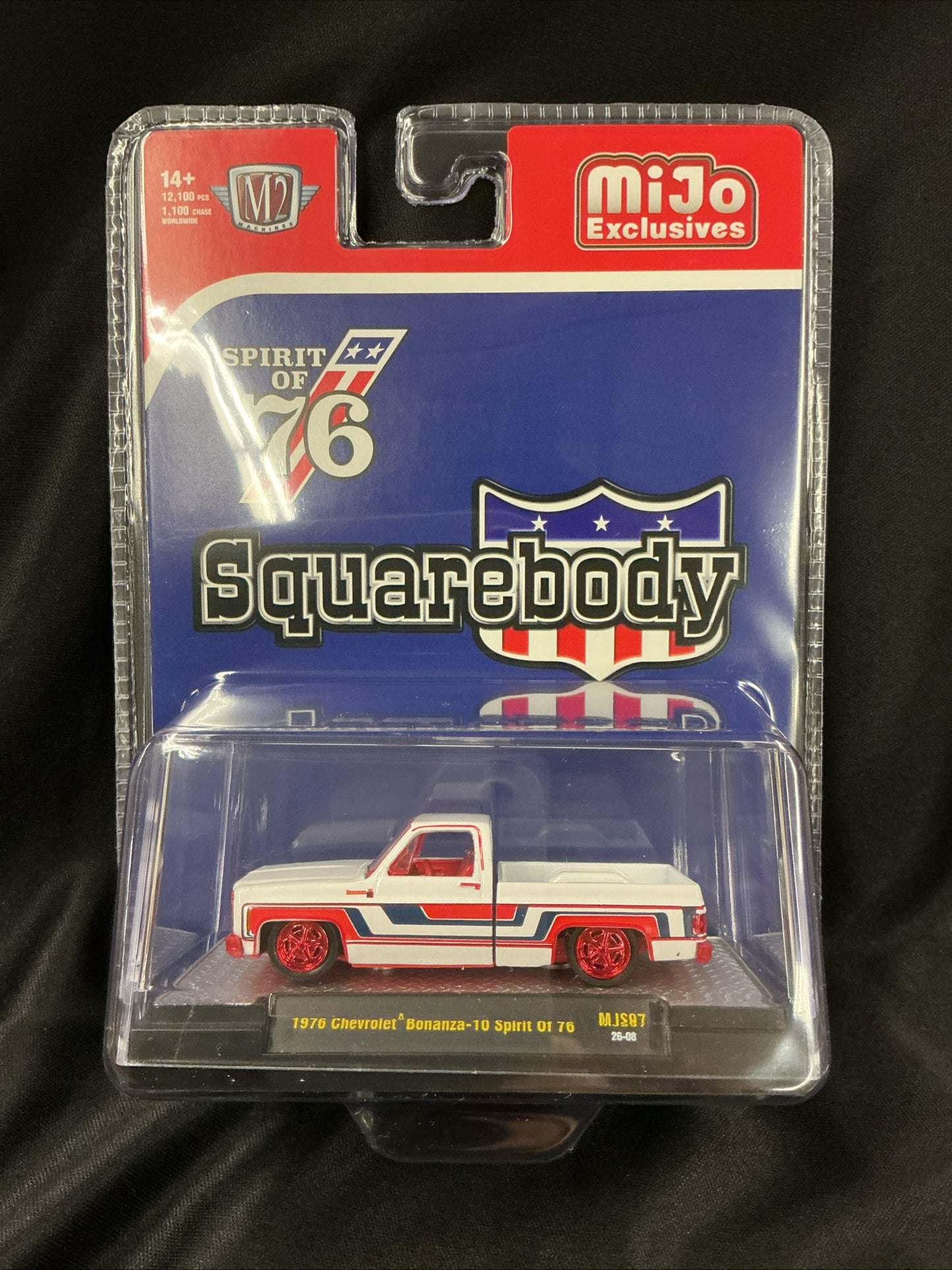 M2 MACHINES 1976 CHEVY SILVERADO BONANZA-10 SQUAREBODY USA MJS97 Chase