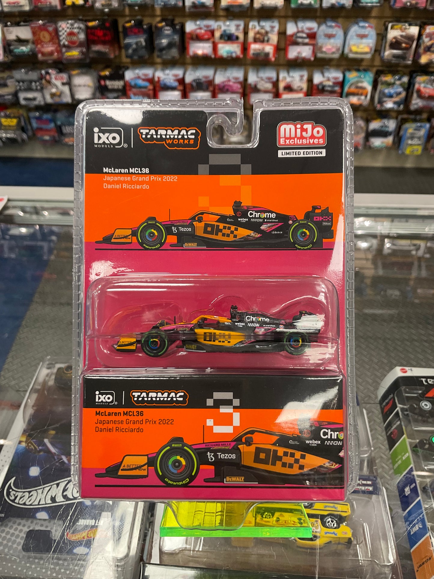 Tarmac works MiJo Exclusives McLaren MCL36 Japanese Grand Prix 2022 Daniel Ricciardo