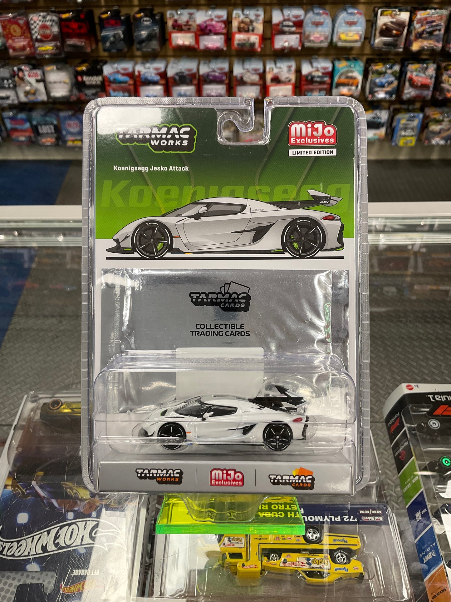 Tarmac works MiJo Exclusives Koenigsegg Jesko Attack Tarmac Cards
