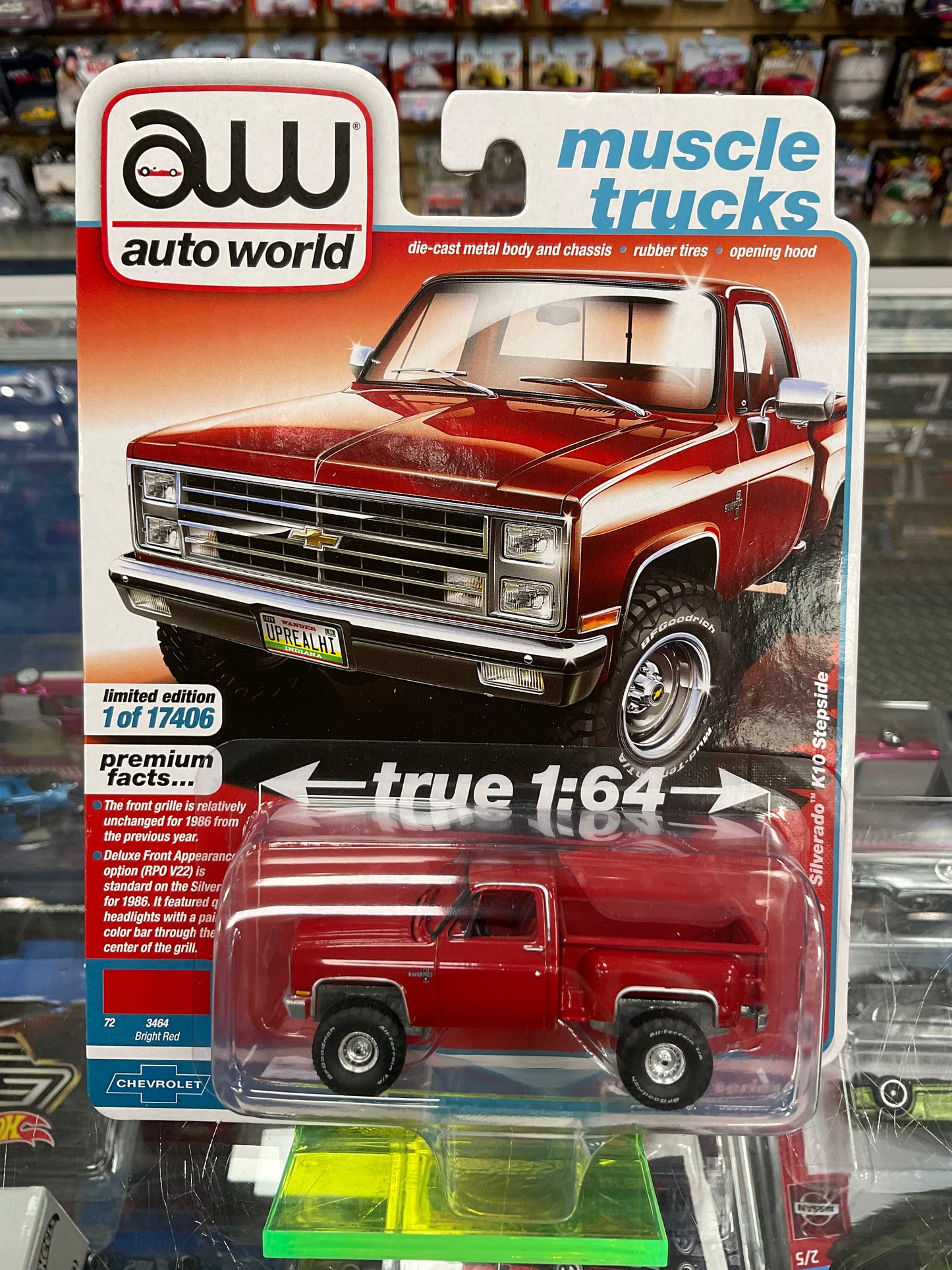 Autoworld Muscle Trucks 1986 Chevy Silverado K10 Stepside