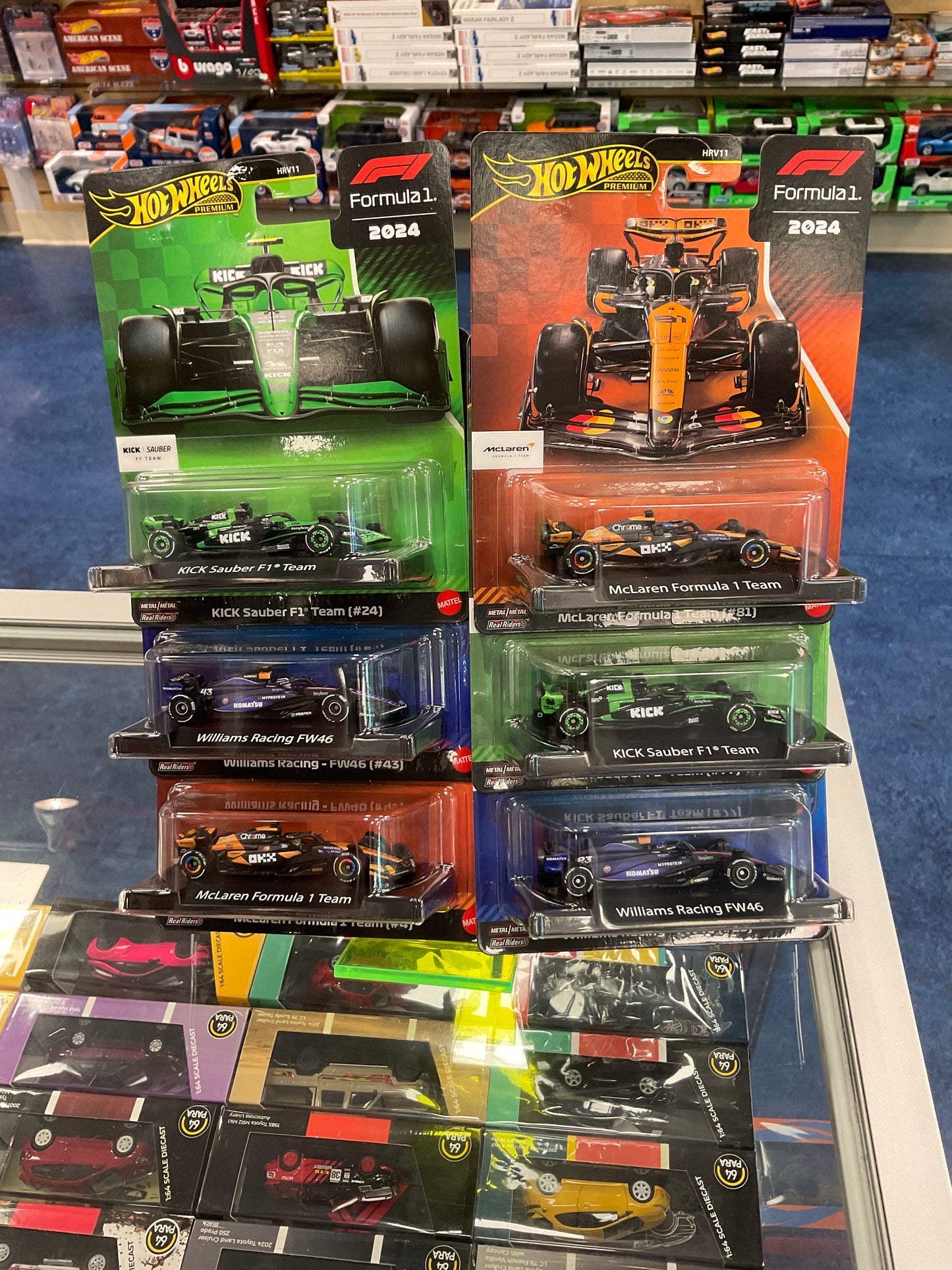 Hot Wheels Formula 1 2024 Set Of 6 2nd Release
