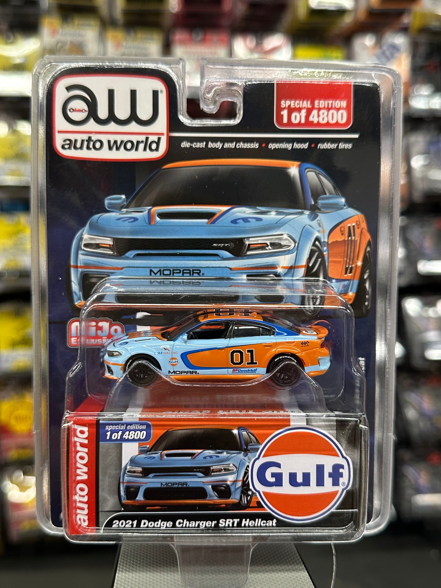Auto World 2021 Dodge Charger SRT Hellcat Gulf