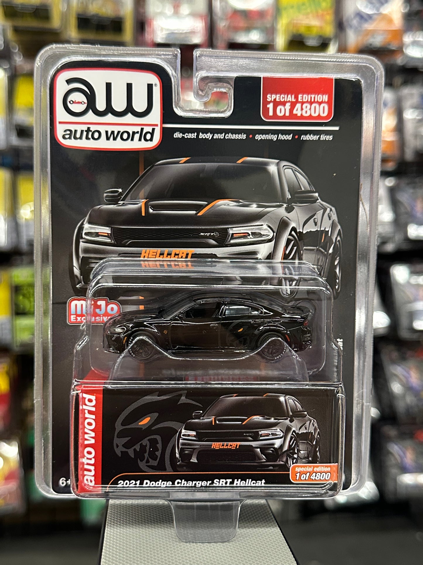Auto World 2021 Dodge Charger SRT Hellcat Black