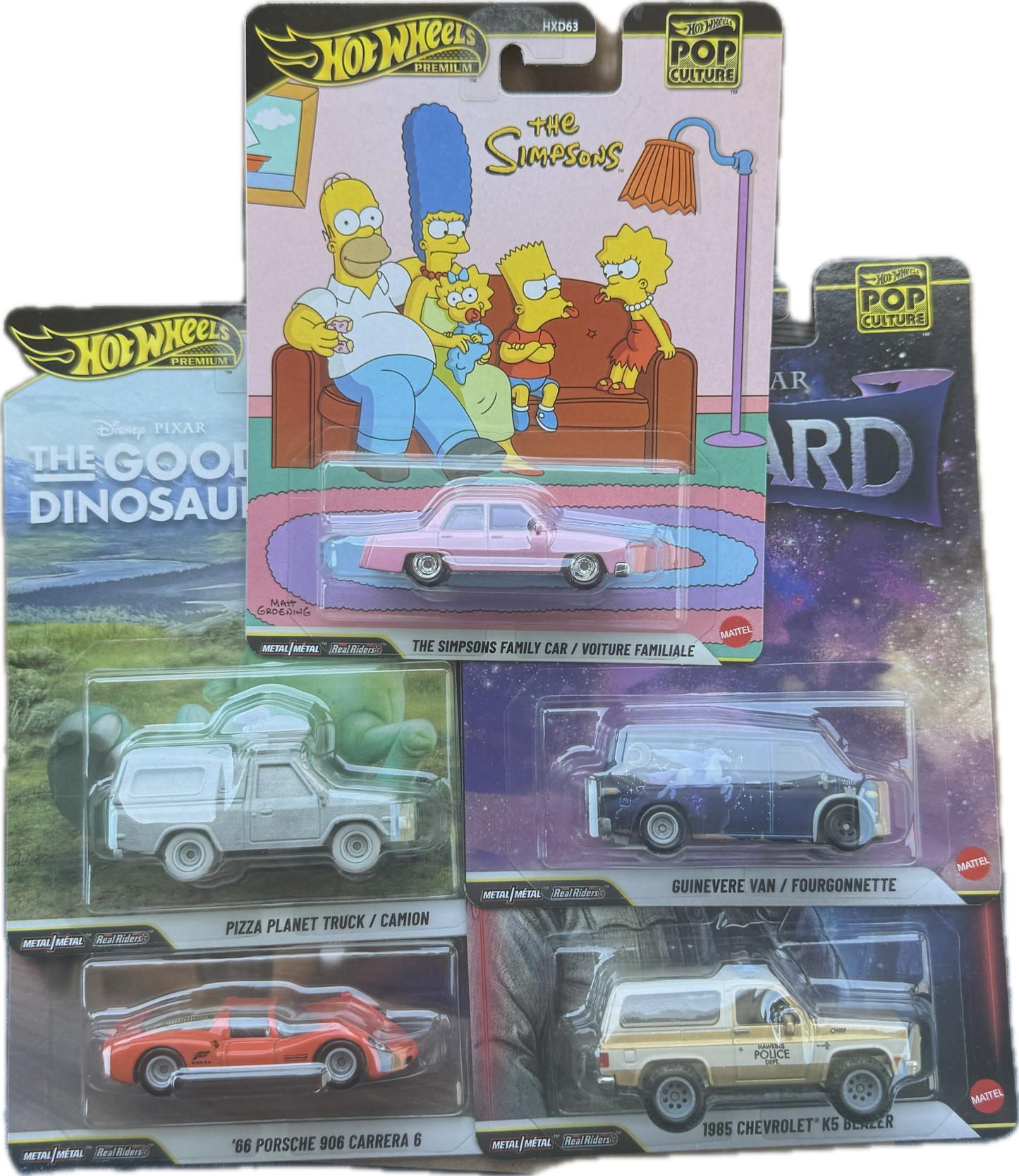 Hot Wheels Pop Culture 2026 Mix 5 Complete Set Simpsons Stranger Things Forza