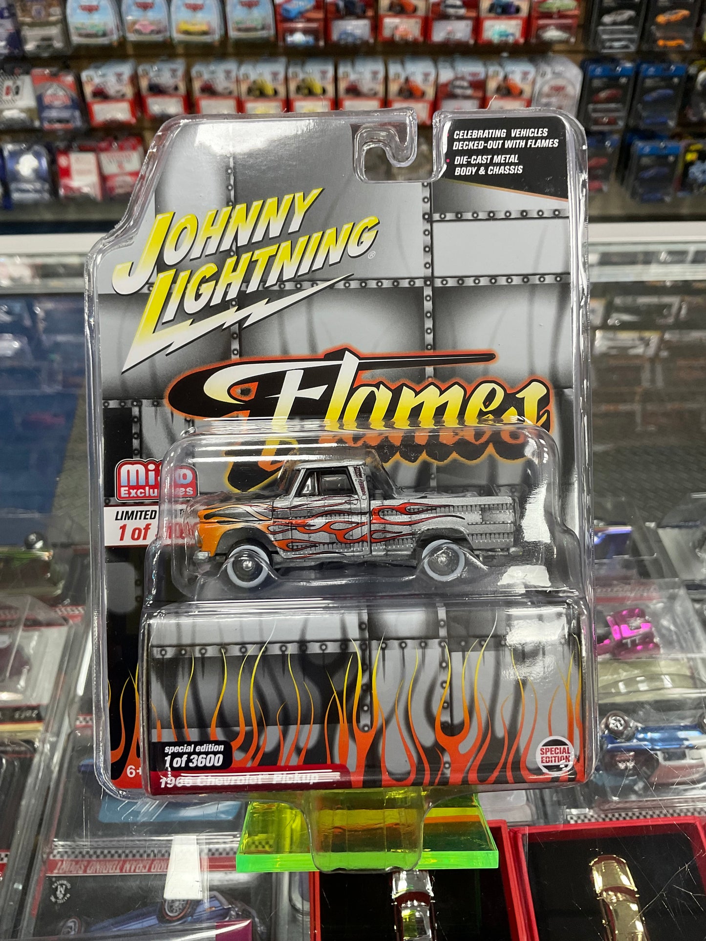 Johnny Lightning Flames 1966 Chevrolet Pickup