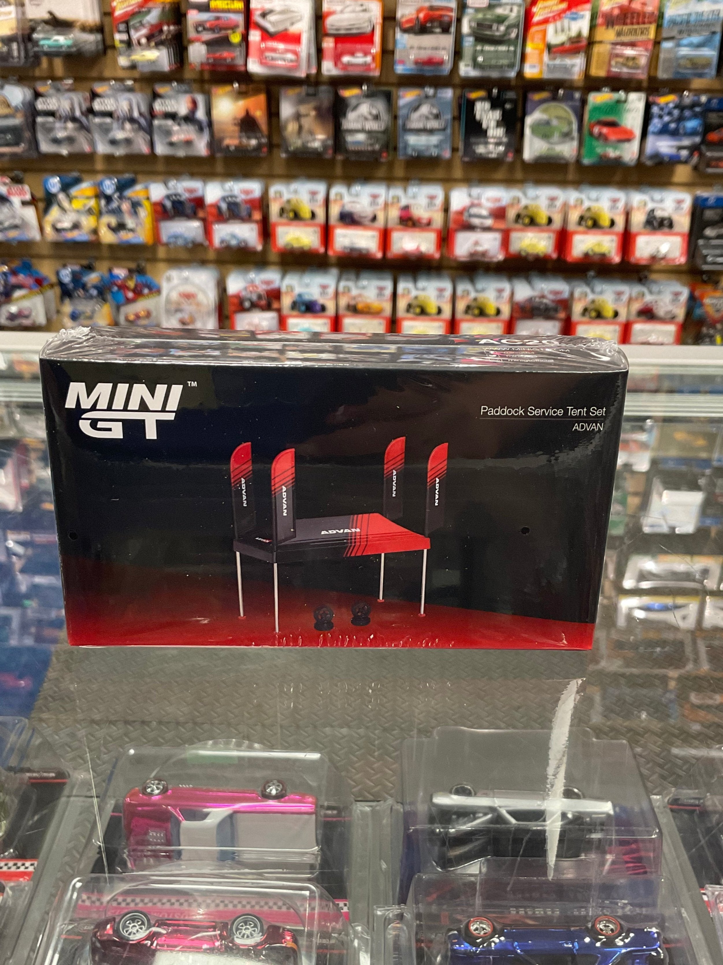MiniGt AC20 Paddock Service Tent Set ADVAN – Diecastz