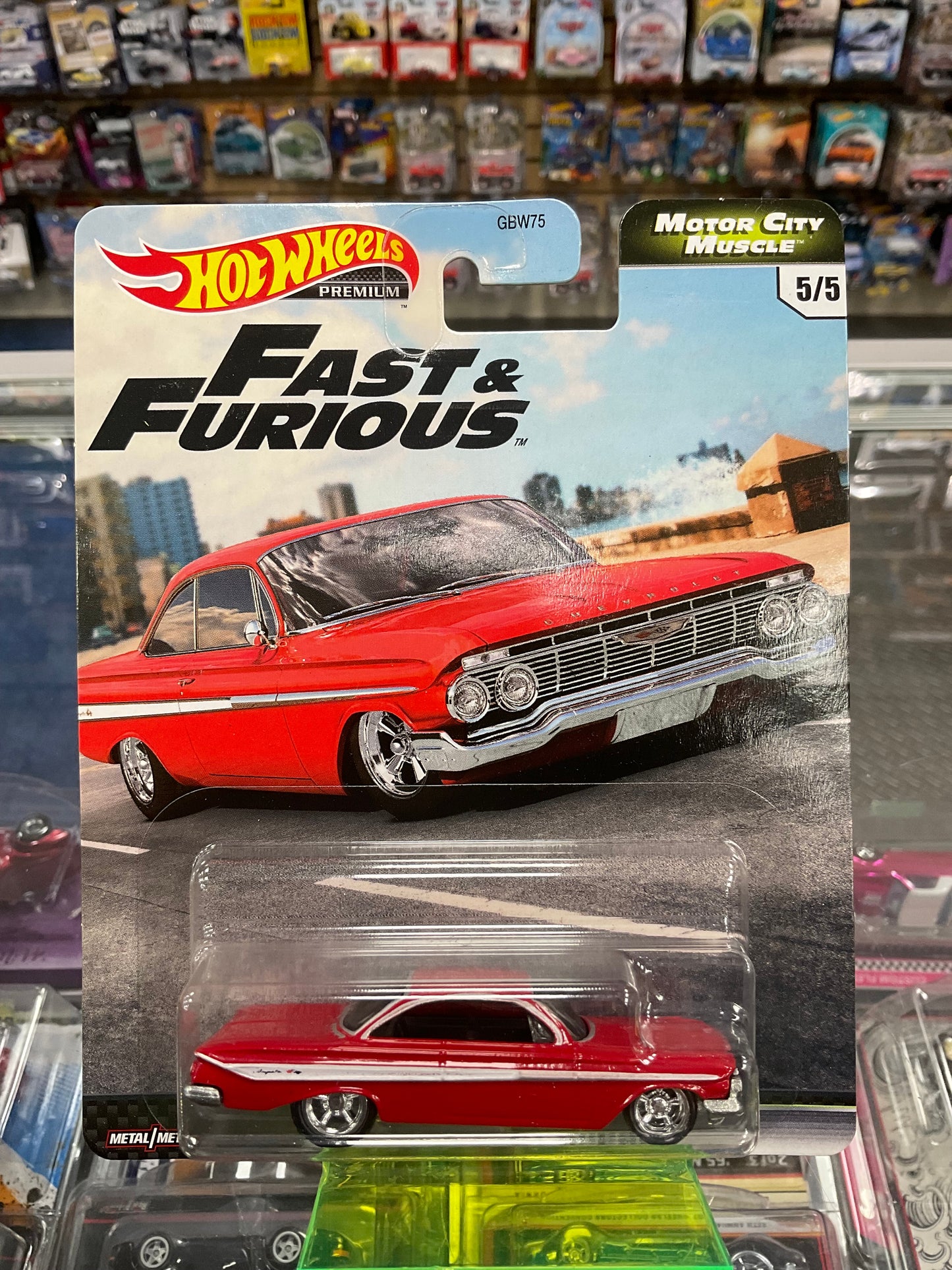 Hot Wheels Premium Fast & Furious Motor City Muscle Set of 5