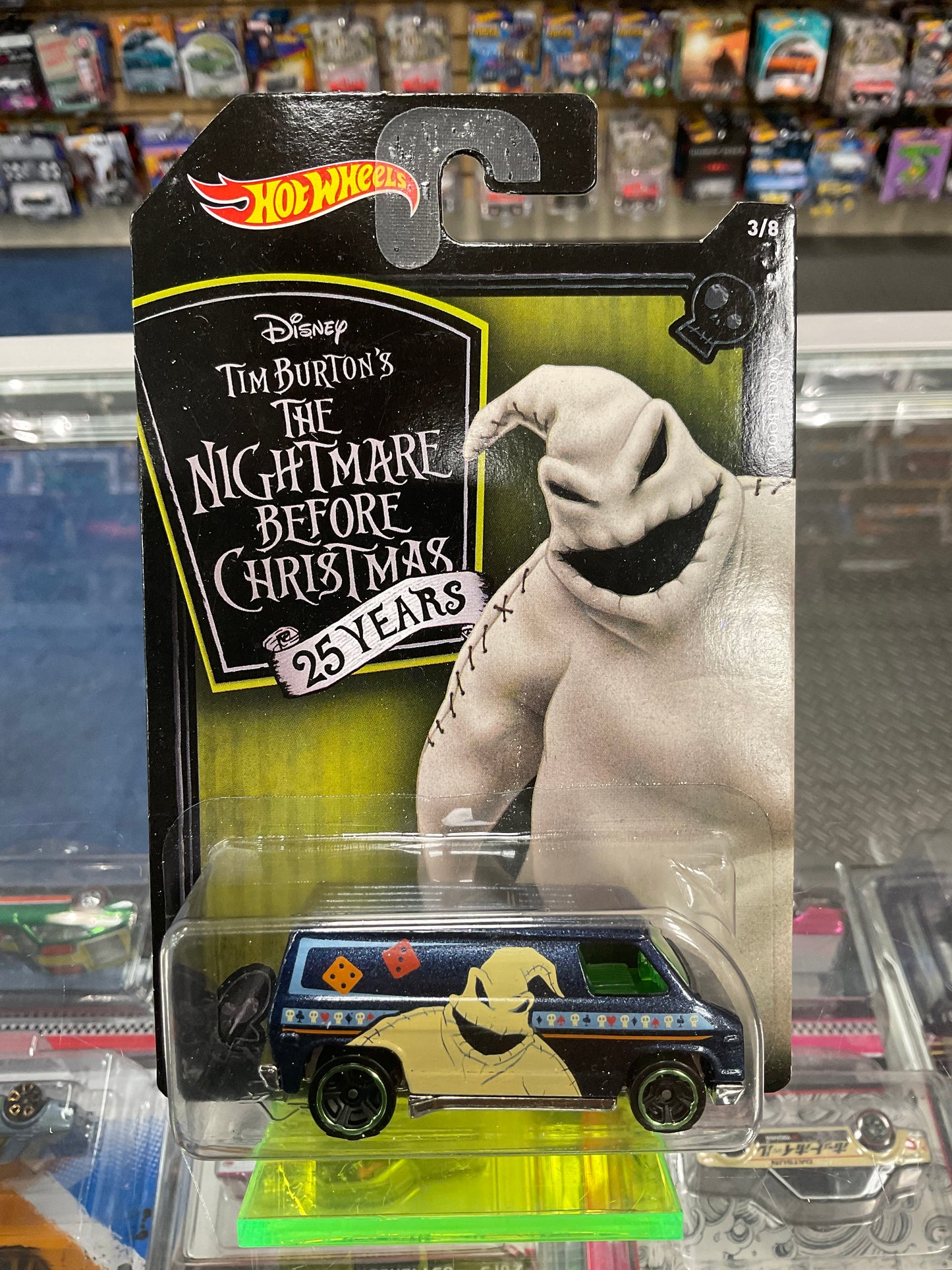 Hot Wheels Tim Burton’s The Nightmare Before Christmas 25 Years Set of 8