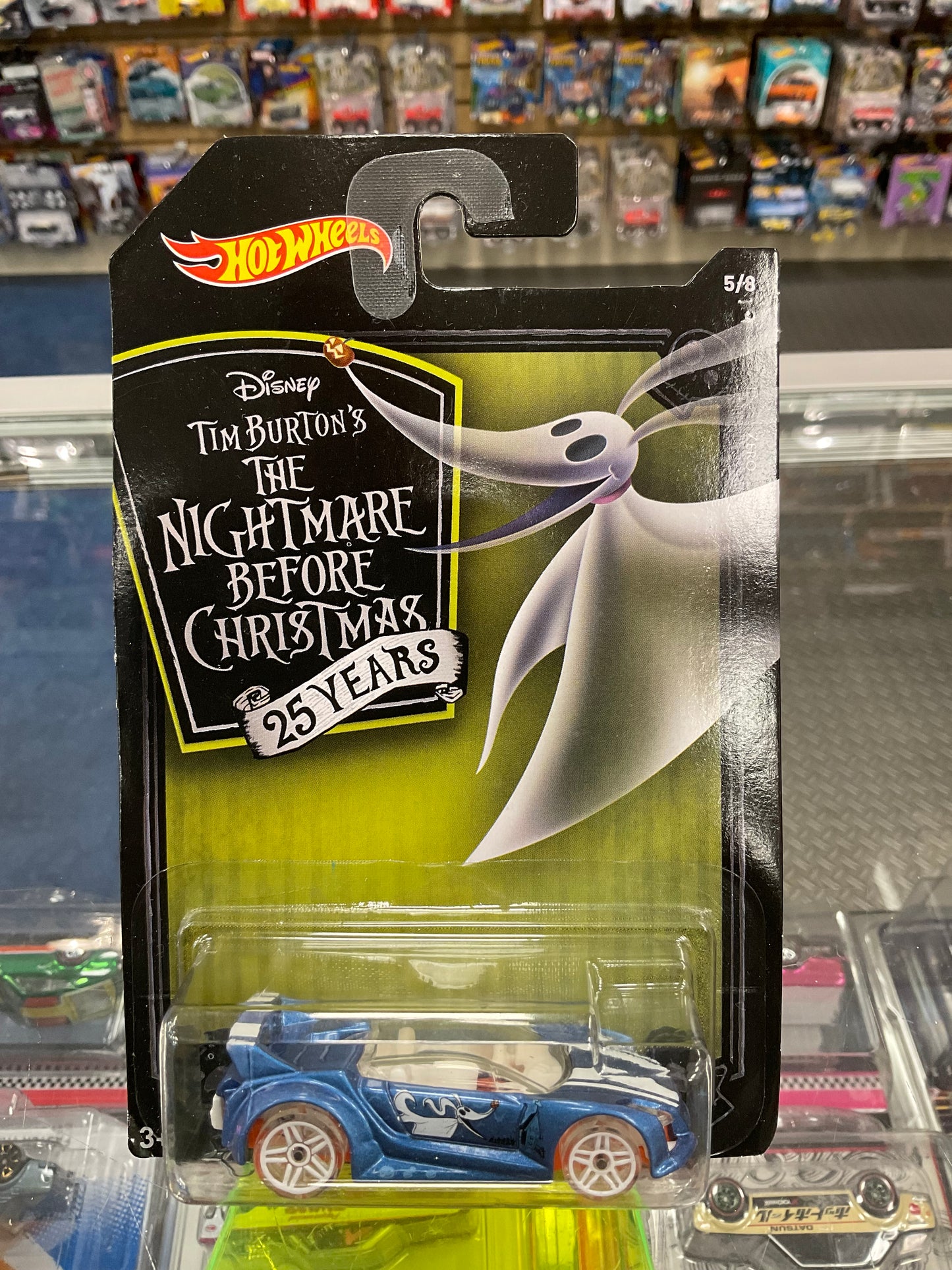 Hot Wheels Tim Burton’s The Nightmare Before Christmas 25 Years Set of 8