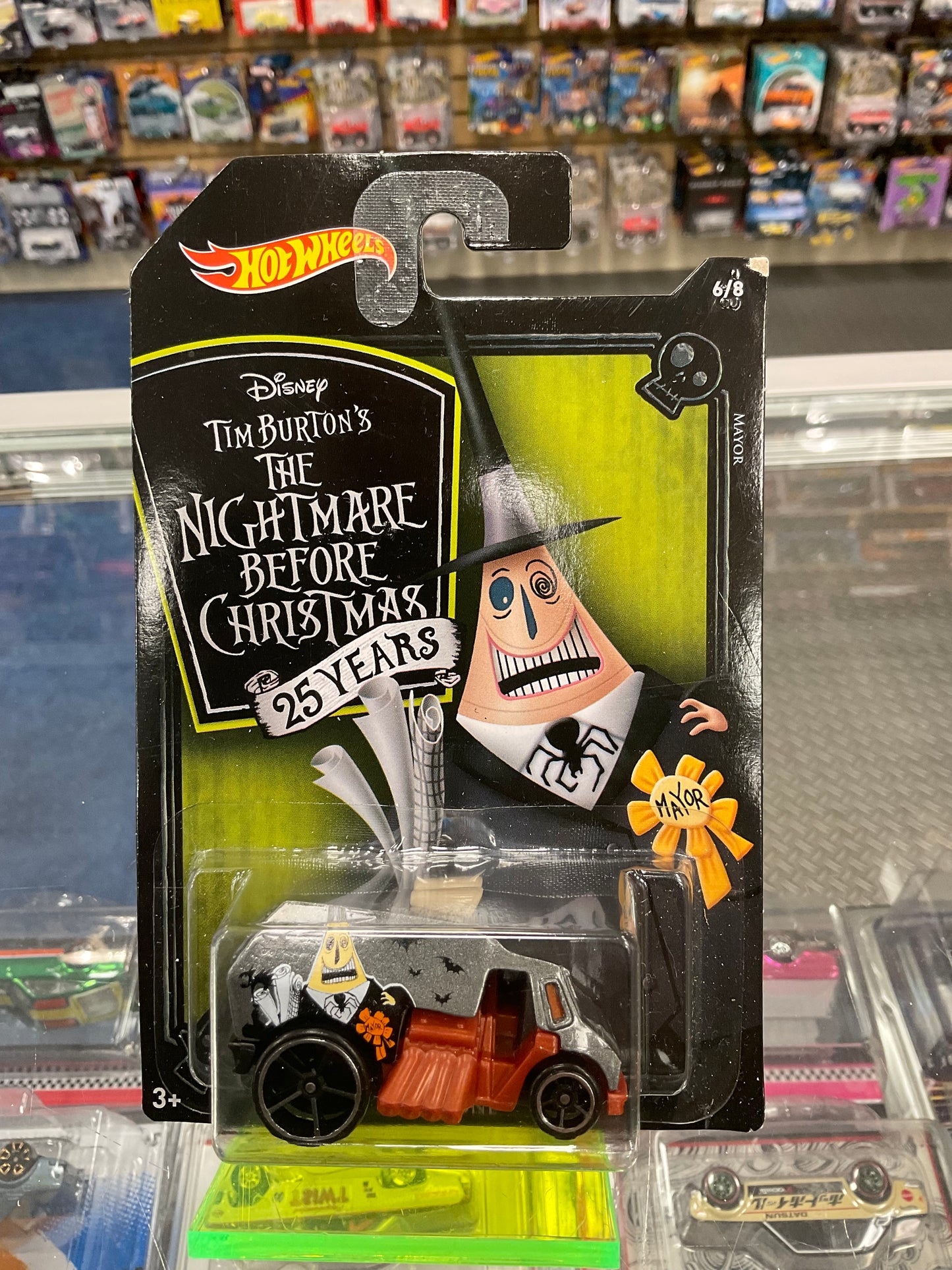 Hot Wheels Tim Burton’s The Nightmare Before Christmas 25 Years Set of 8