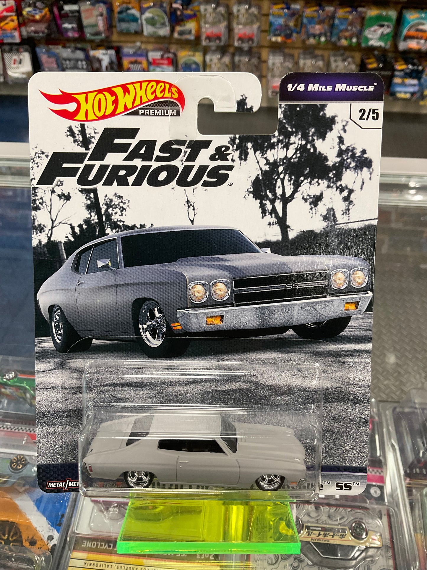 Hot Wheels Premium Fast & Furious 1/4 Mile Muscle Set of 5