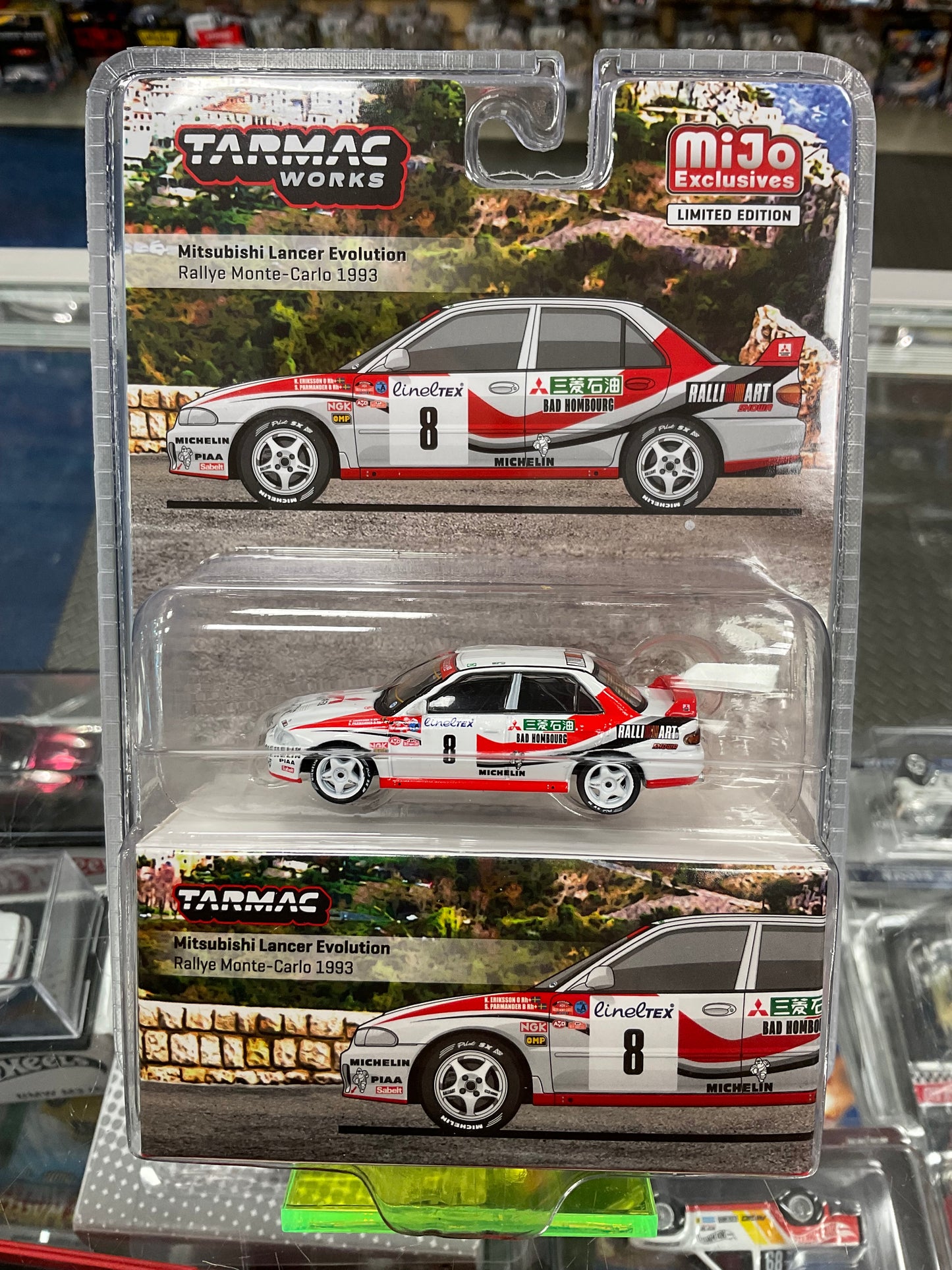 Tarmac works Mitsubishi Lancer Evolution Rallye Monte Carlo 1993