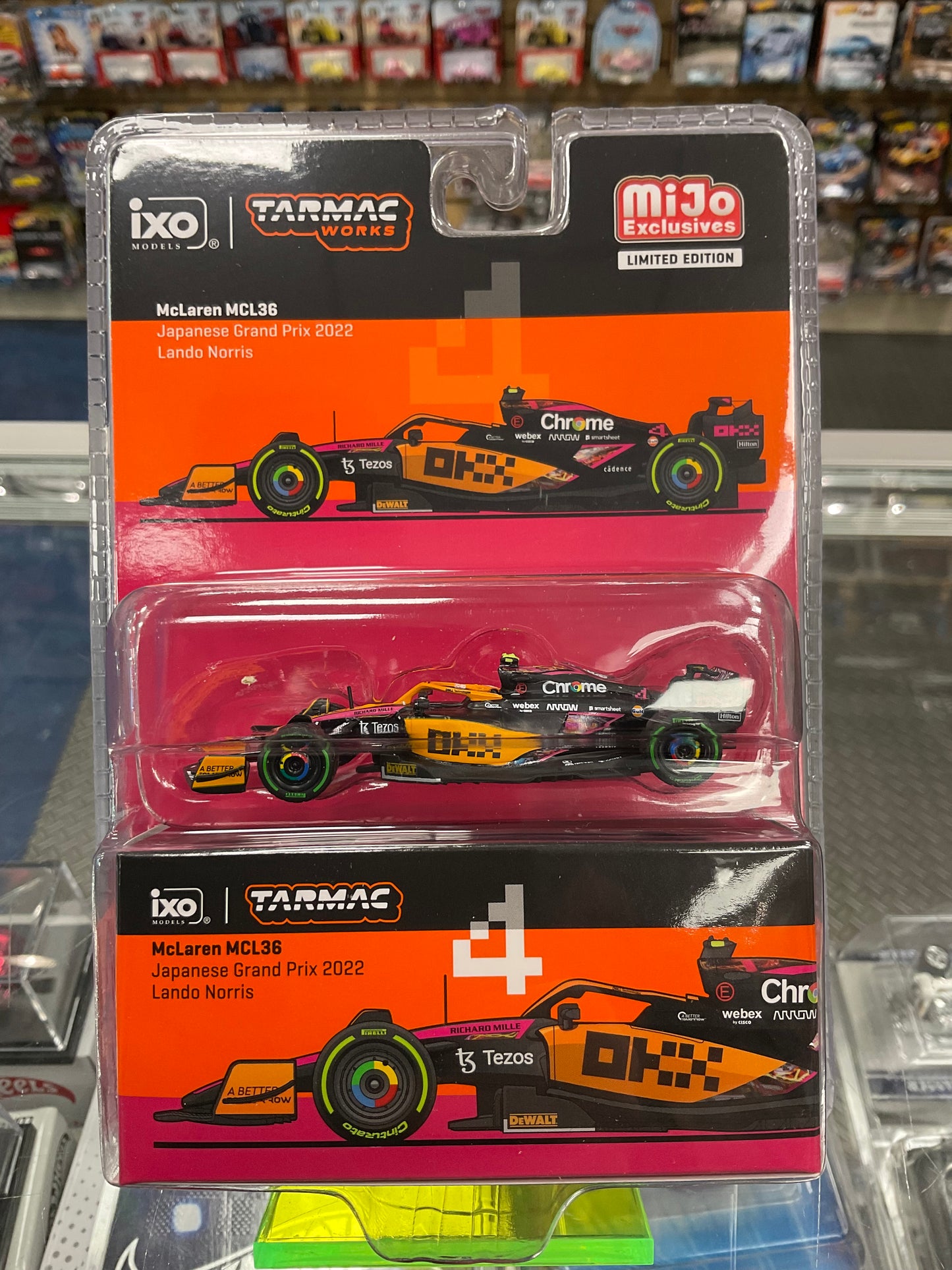 Tarmac Works McLaren MCL36 Japanese Grand Prix 2022 Lando Norris