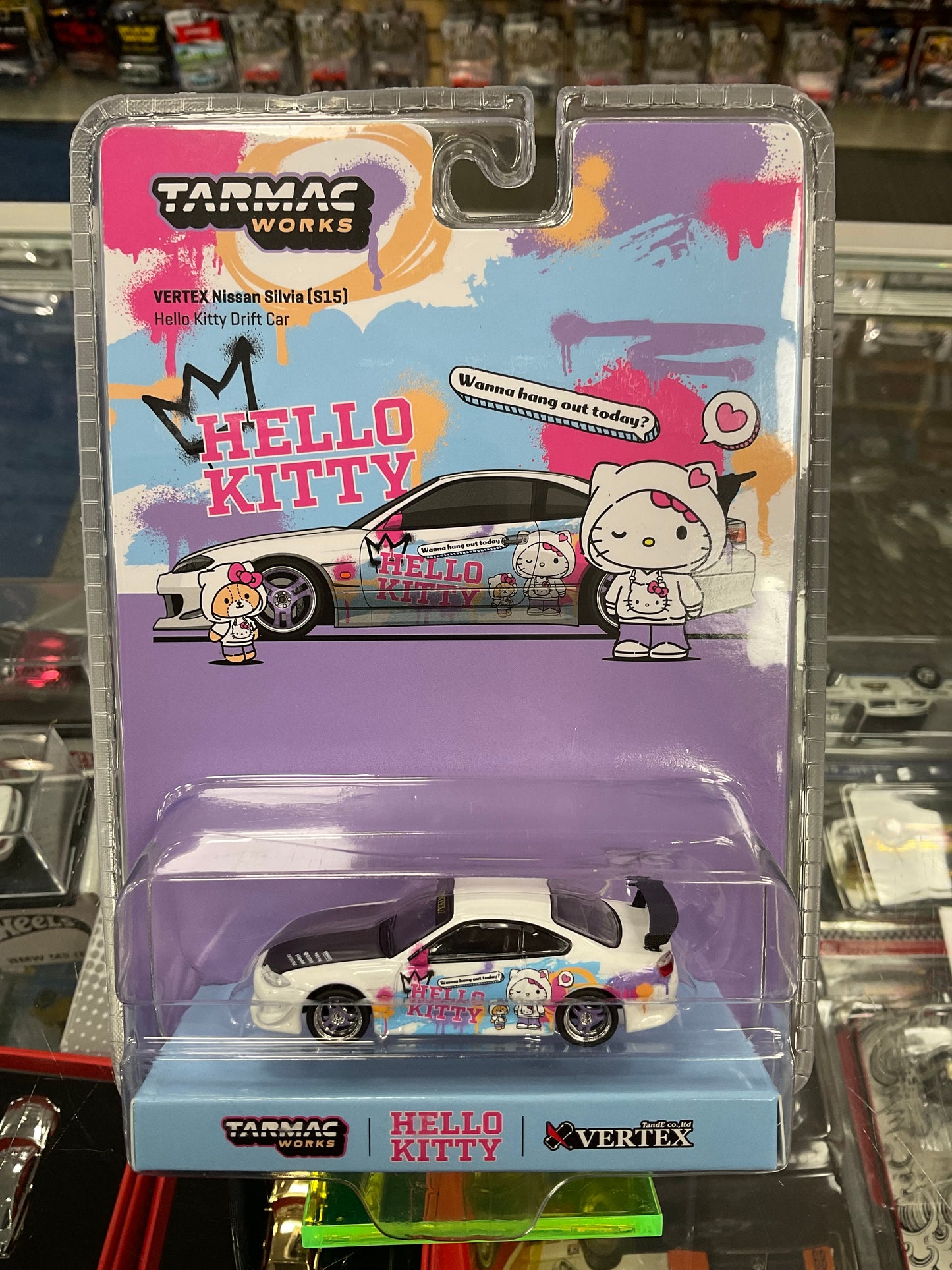 Tarmac Works Hello Kitty Vertex Nissan Silvia S15