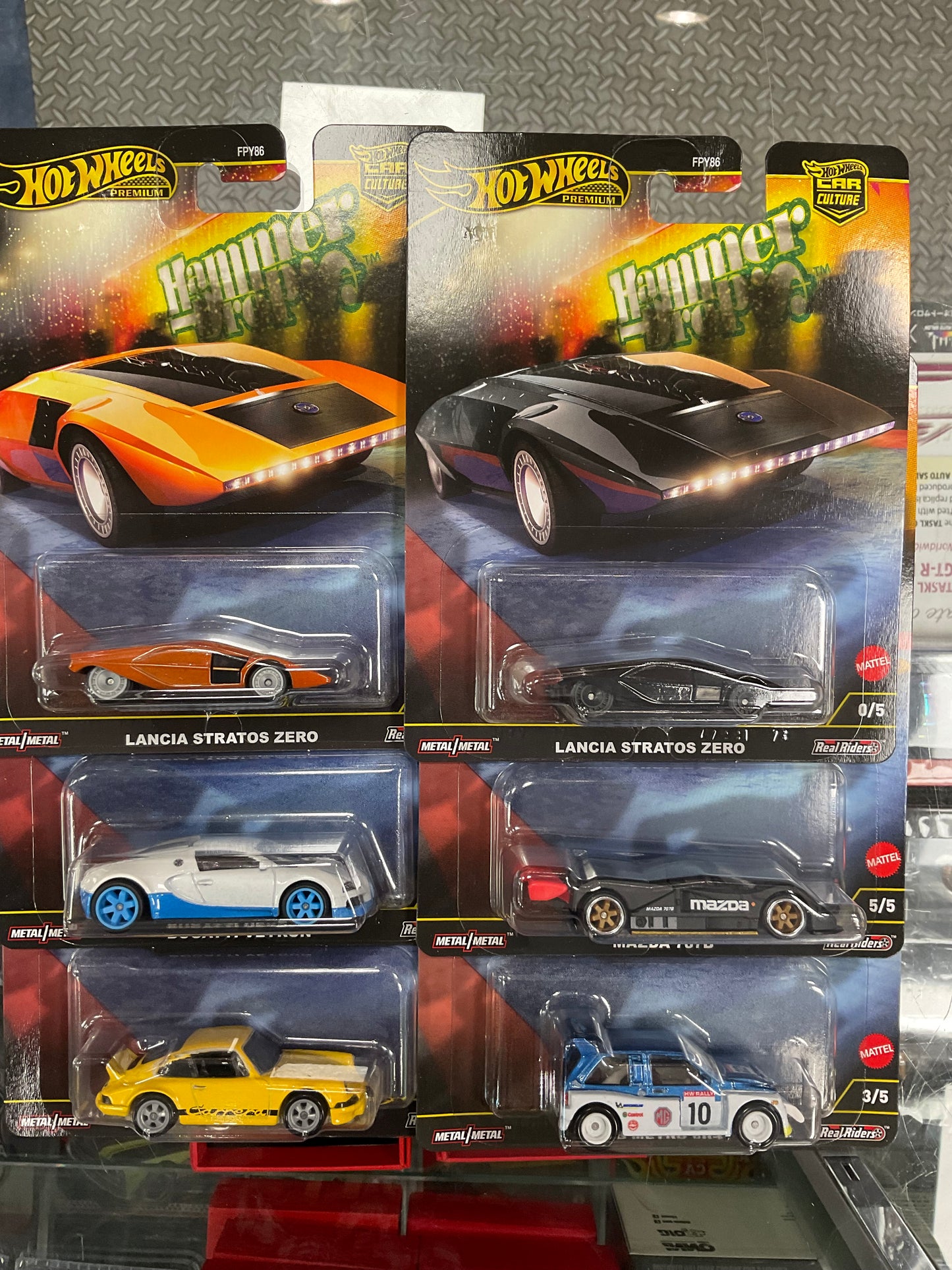 Hot wheels Car Culture Hammer Drop set with Chase