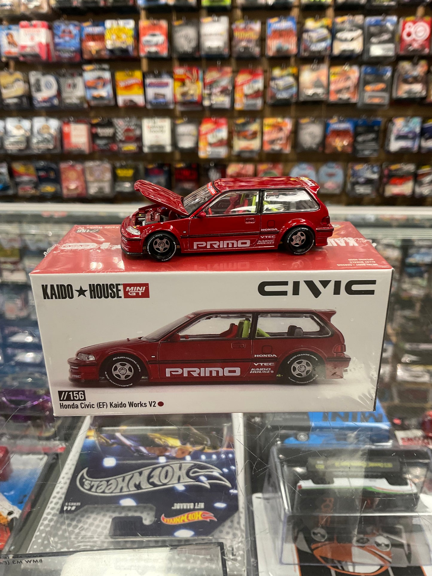 Kaido House 156 Red Honda Civic EF Kaido Works V2